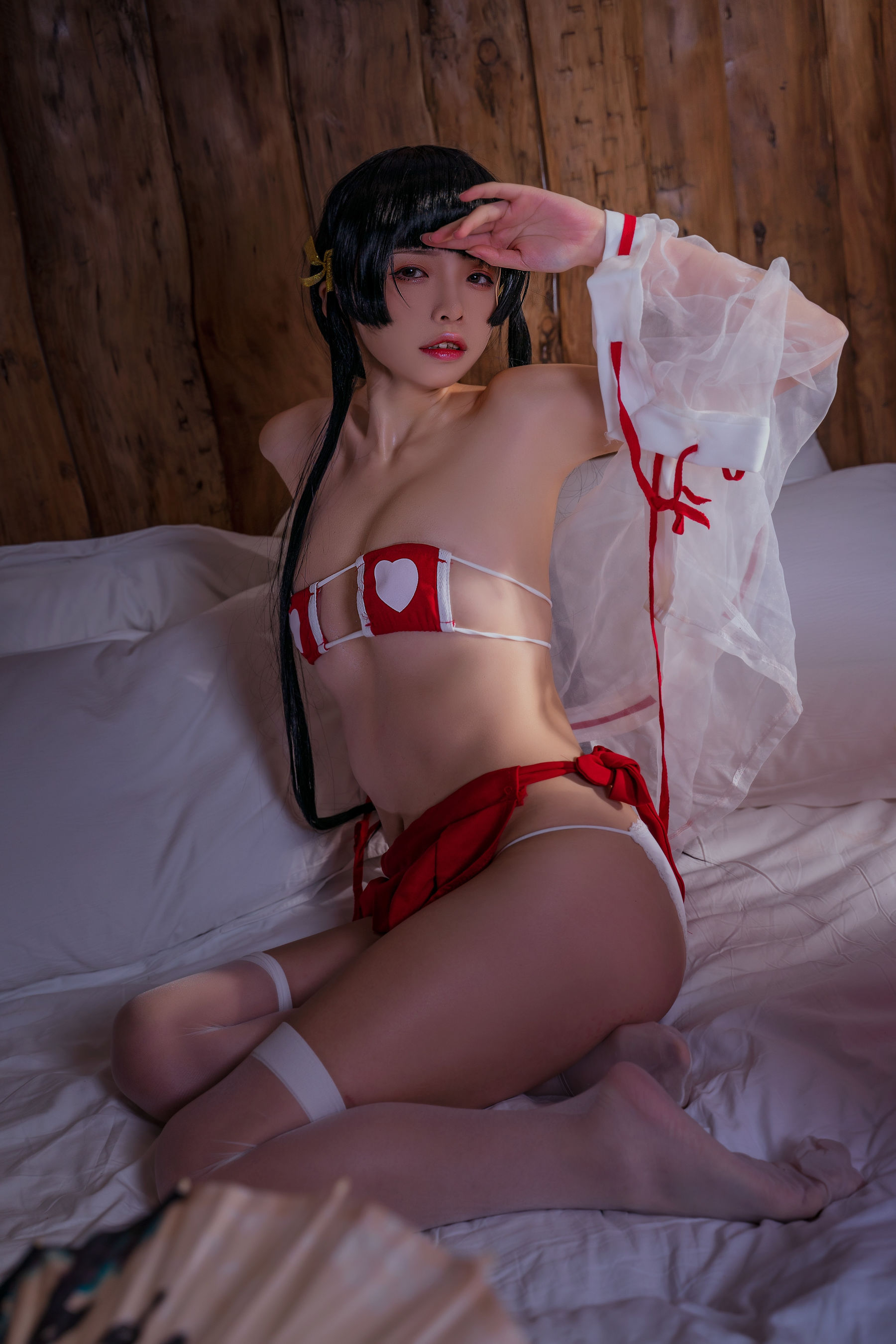 可可老师 - 温泉巫女  第33张
