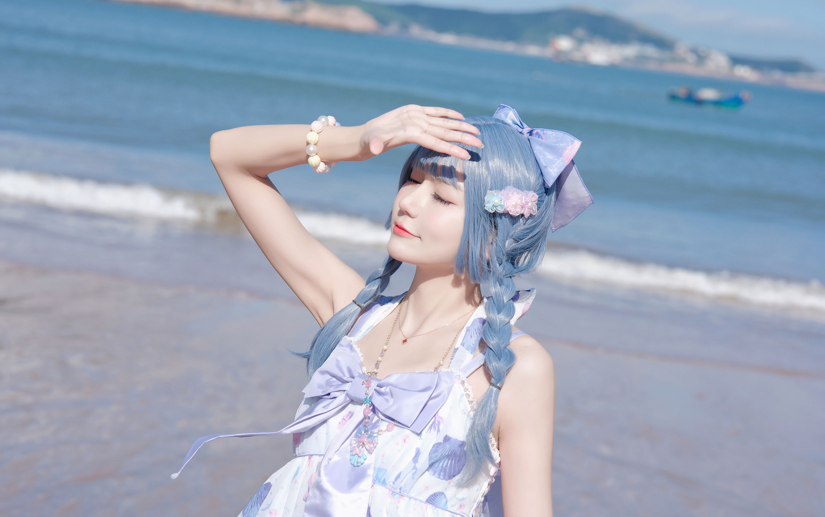 彩芸_Nebula - 渐变贝壳白紫  第9张