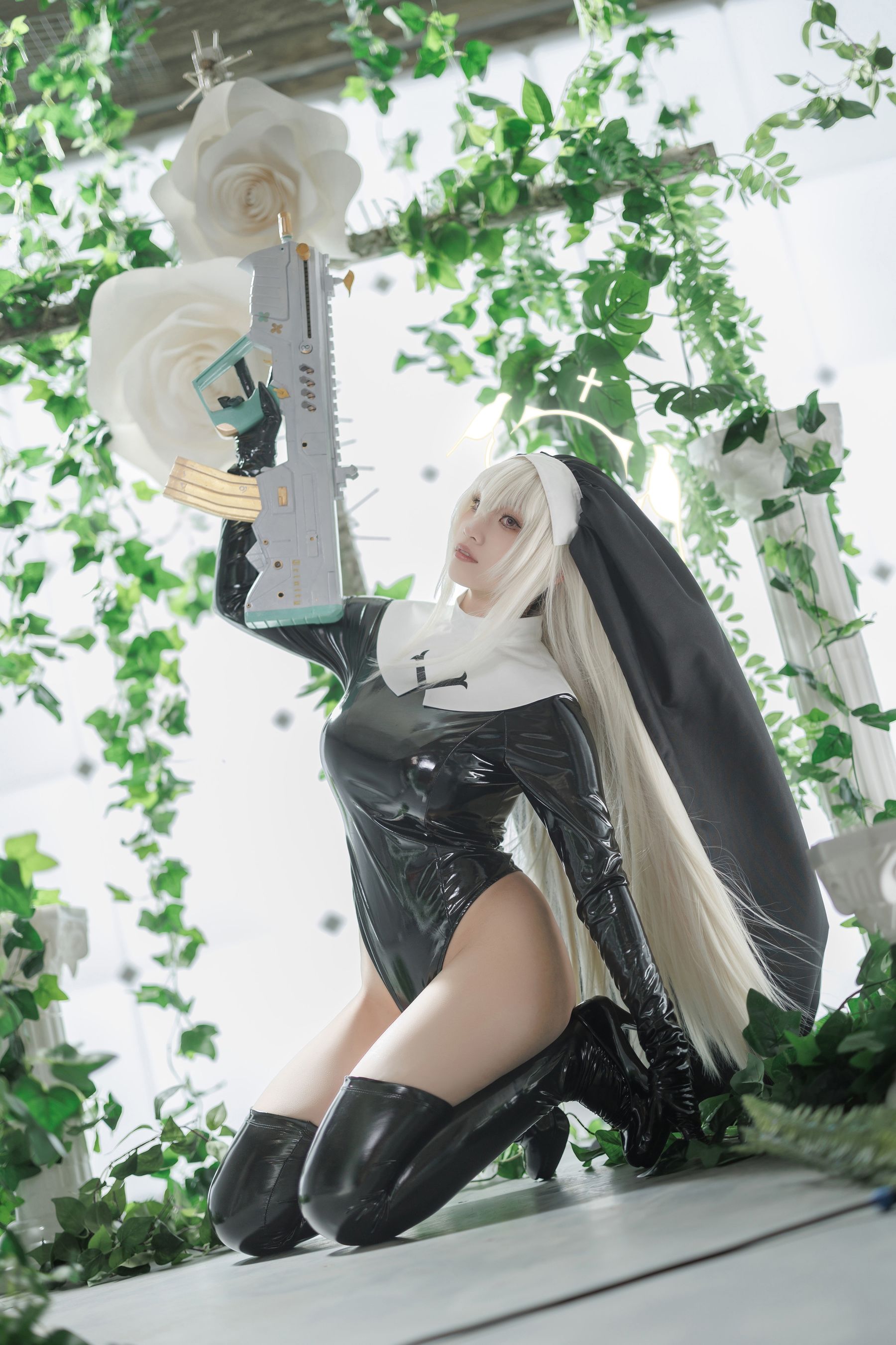 微博COS妹子Cien恩恩 - 碧蓝档案 歌住樱子  第27张