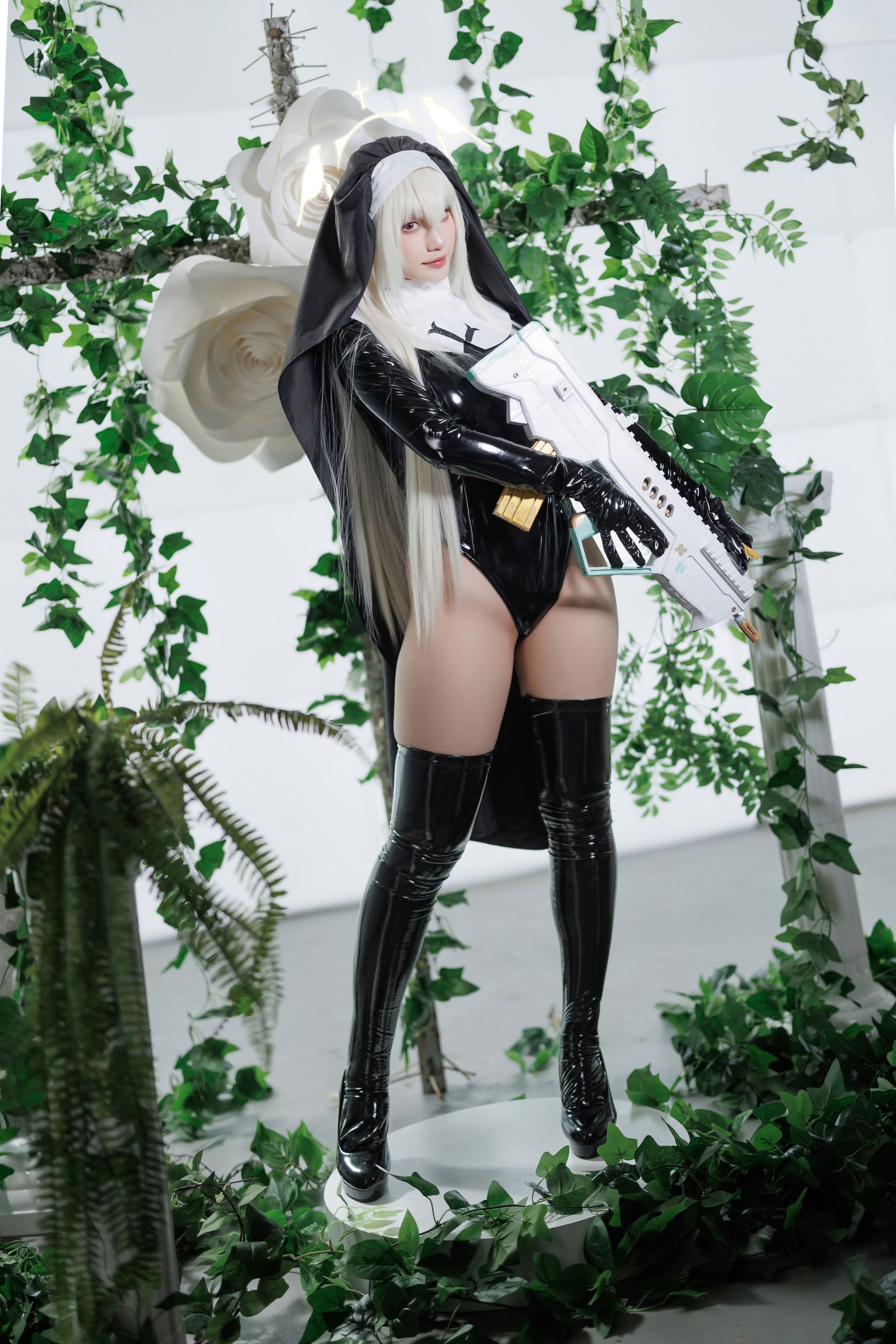 微博COS妹子Cien恩恩 - 碧蓝档案 歌住樱子  第10张