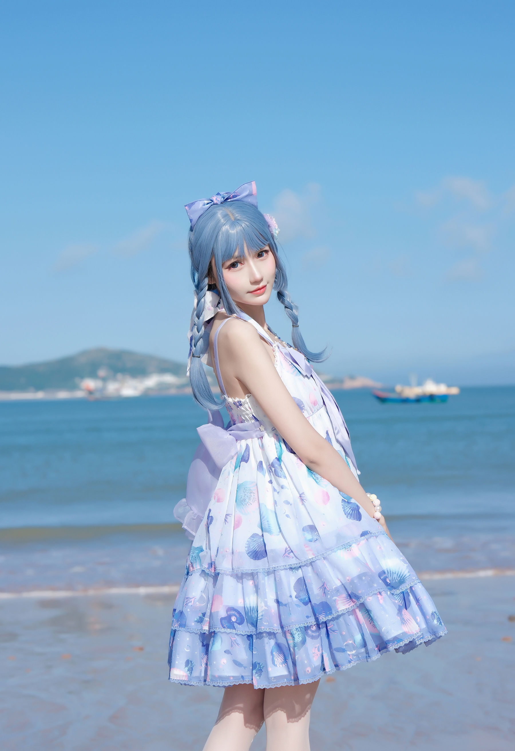 彩芸_Nebula - 渐变贝壳白紫  第3张