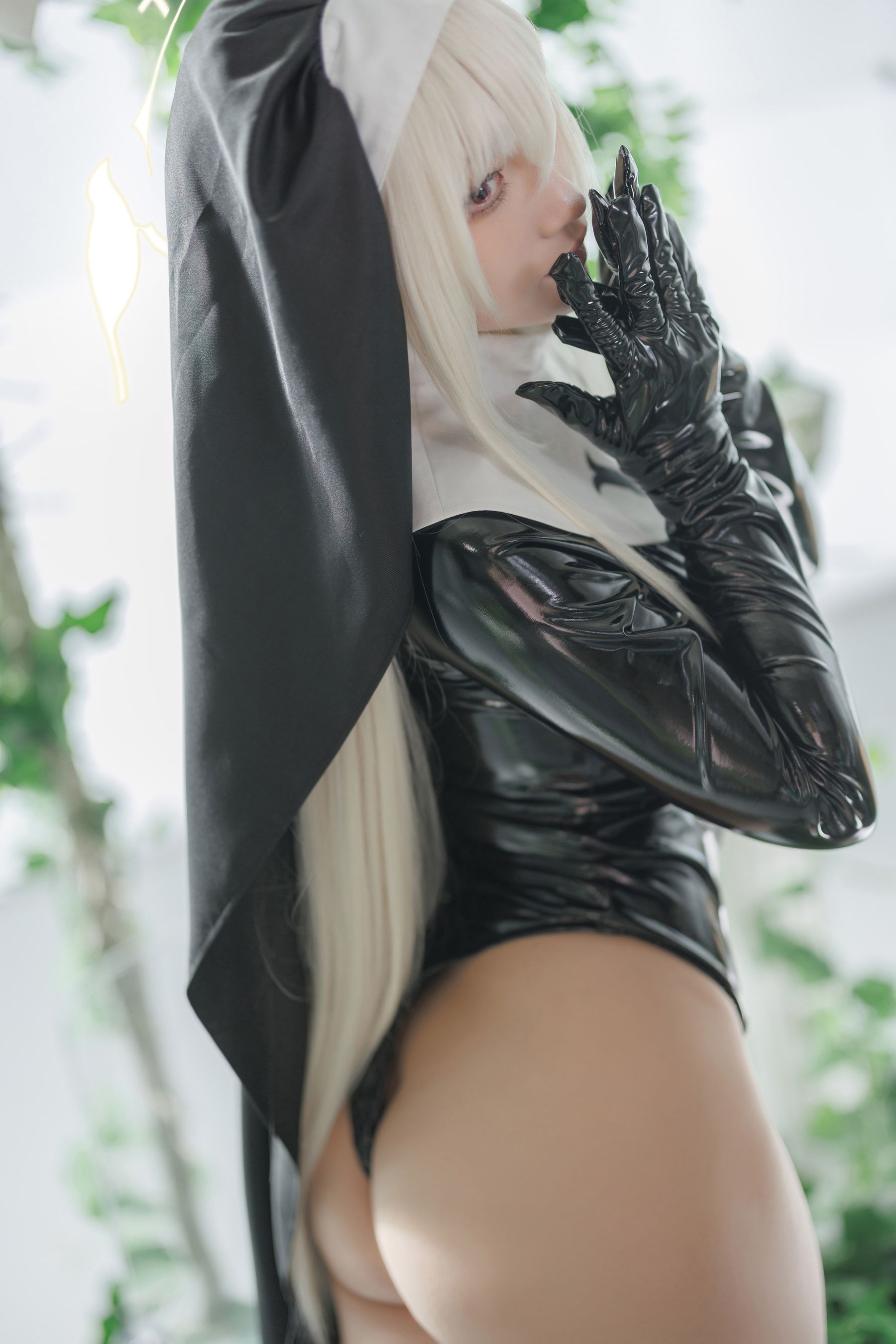 微博COS妹子Cien恩恩 - 碧蓝档案 歌住樱子  第36张