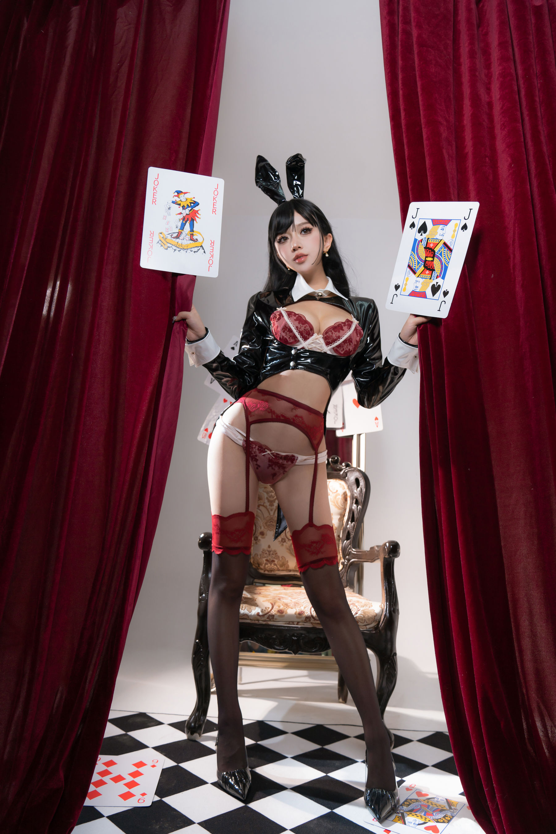 斗鱼米线线sama写真 - 生日限定 兔女郎  第27张