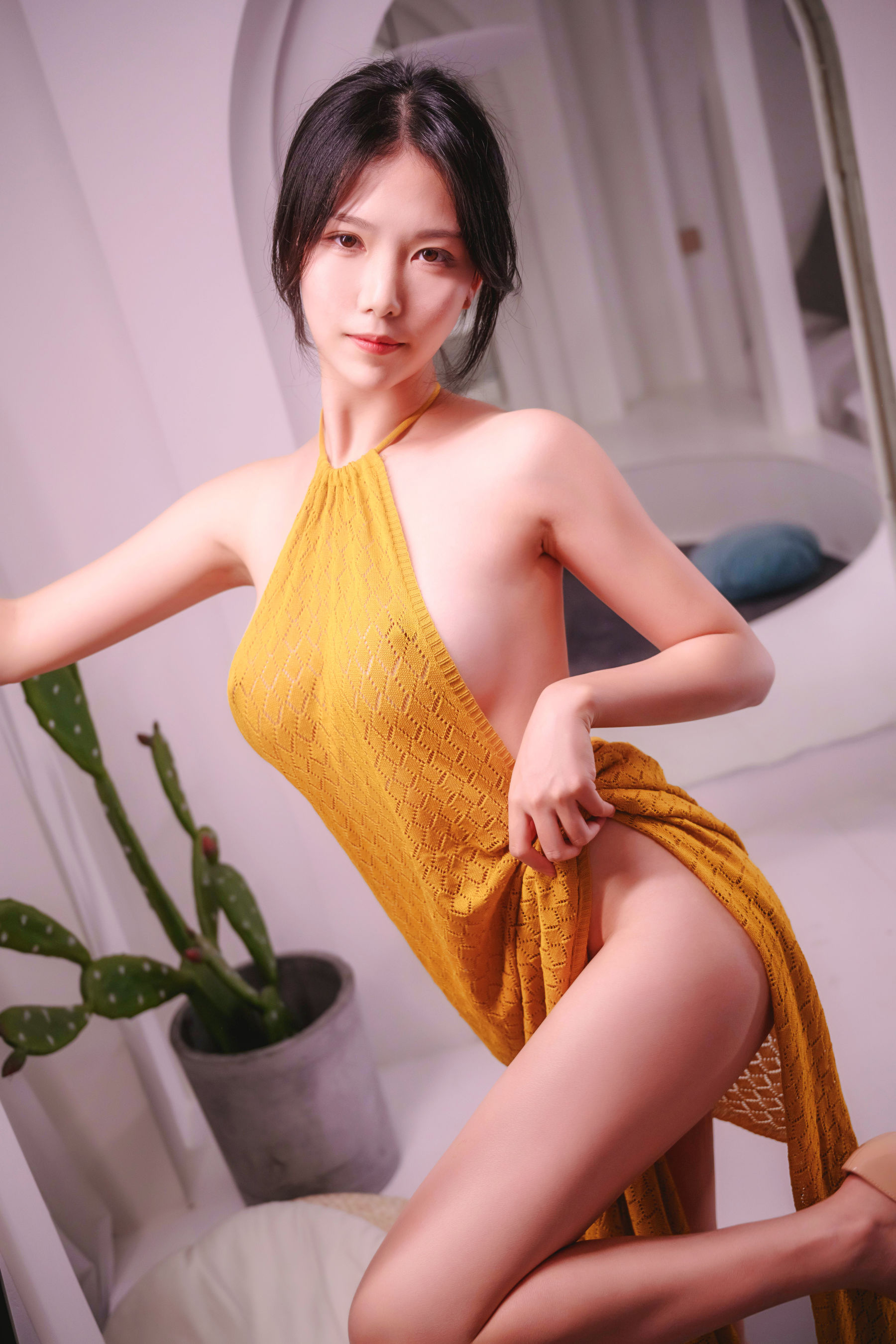 抖娘 -利世图集 - 黄色战袍  第1张