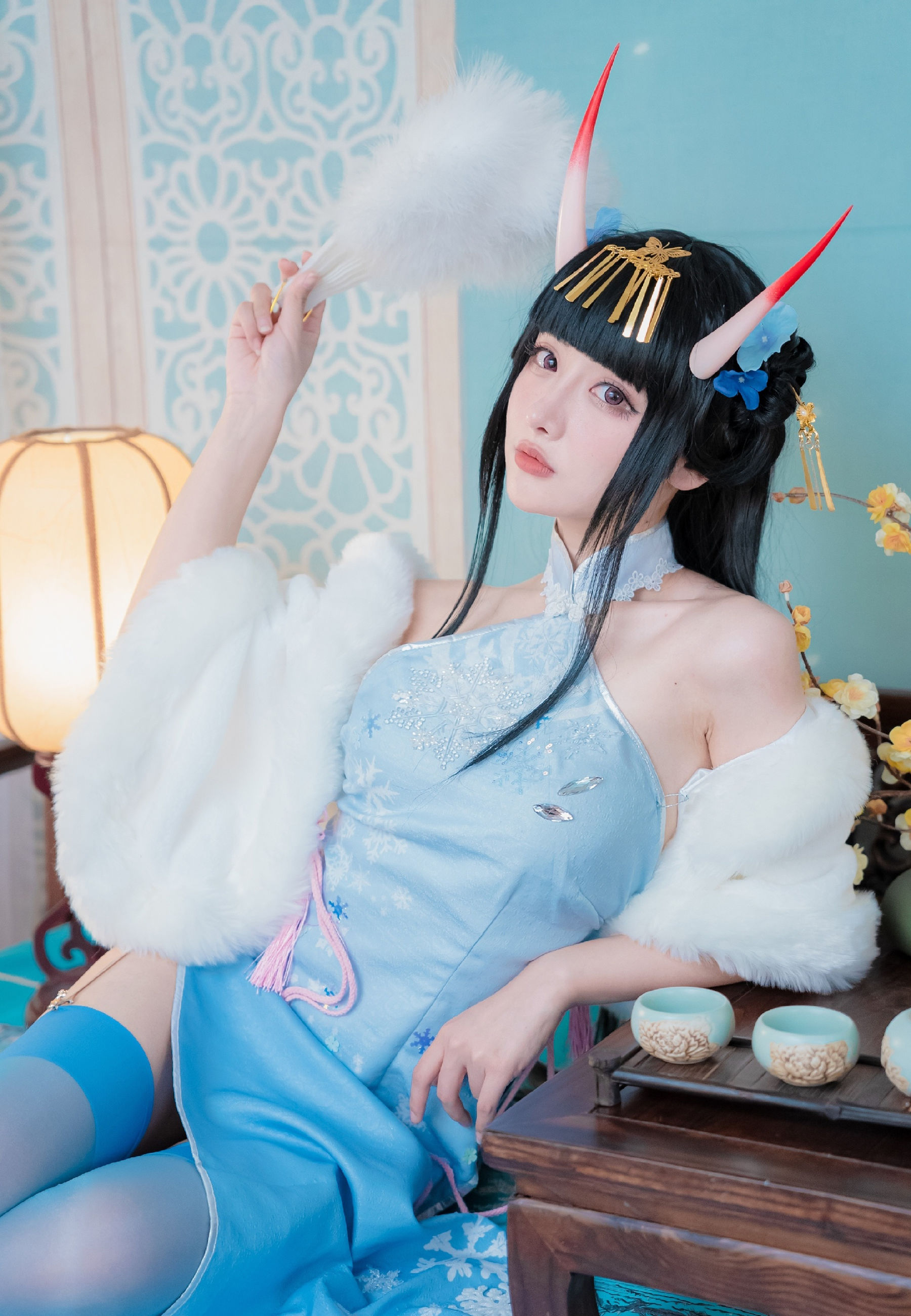 紫氯氯 - 能代 貅 旗袍  第20张