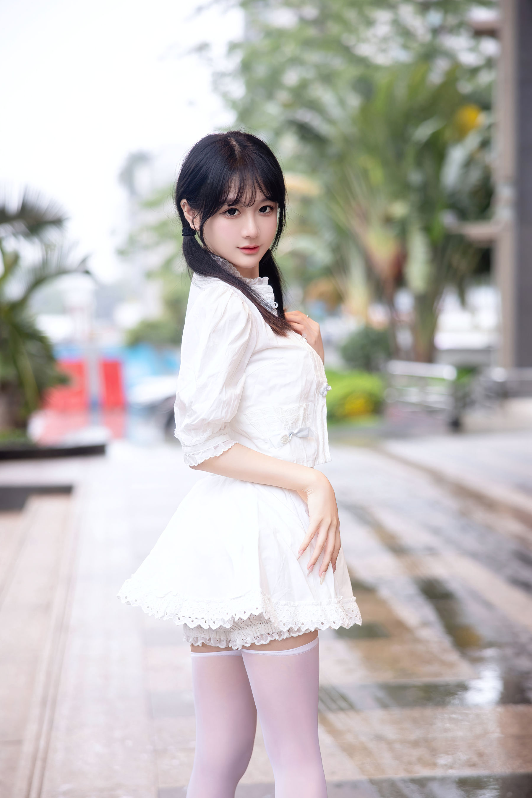 谢小蒽 粉色情趣写真  第3张