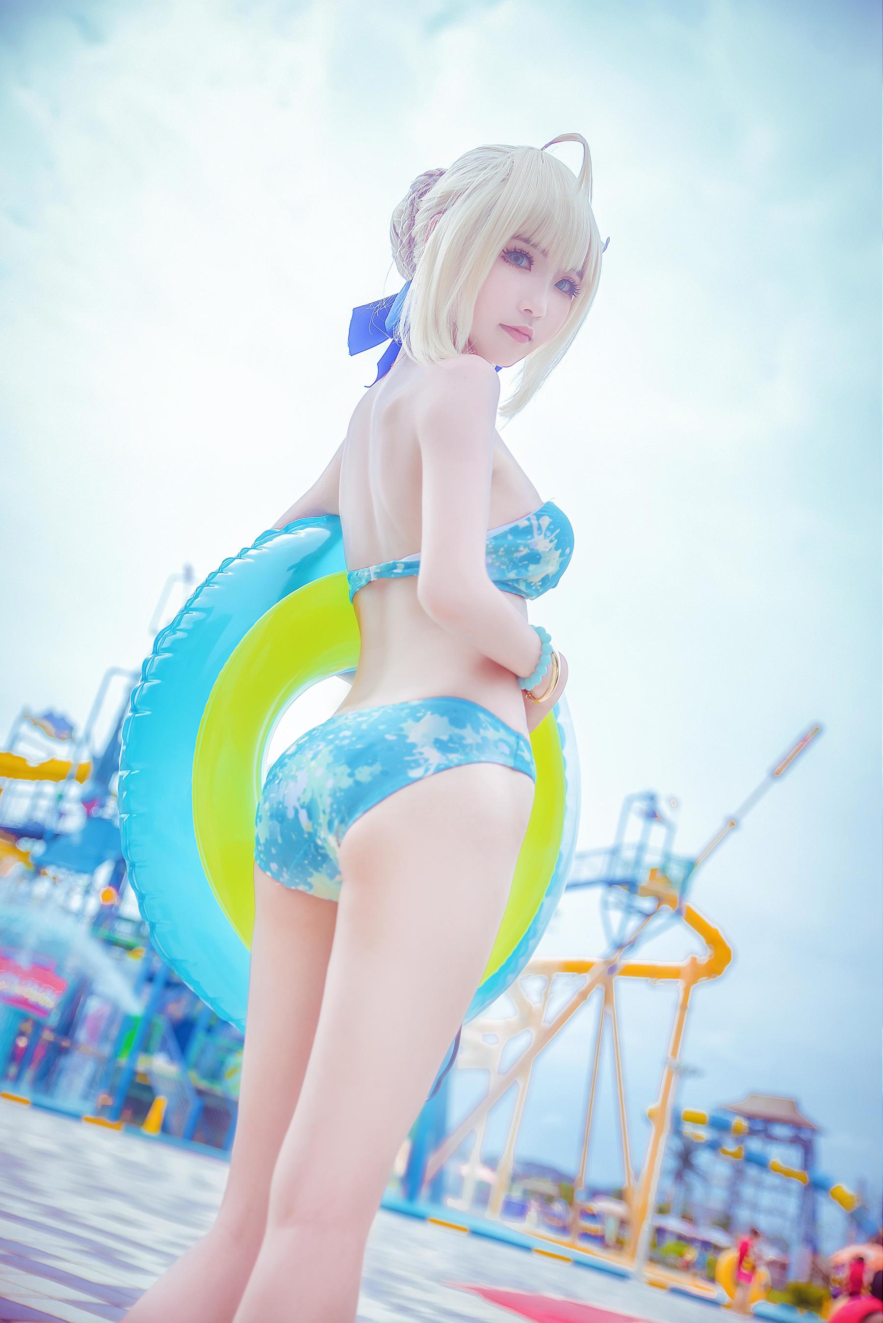 这个泡泡就是逊啦 - 阿尔托莉雅泳装  第9张