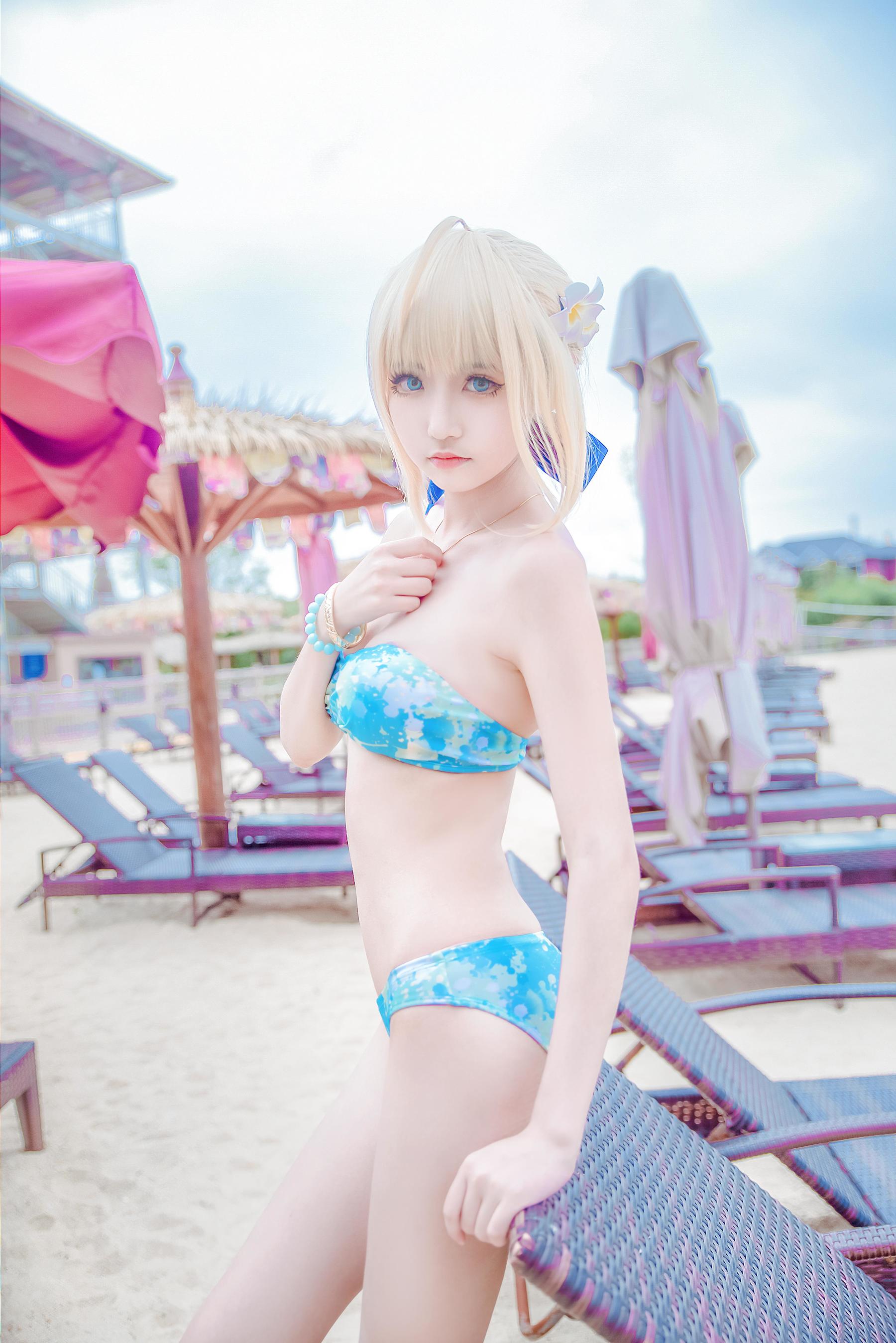 这个泡泡就是逊啦 - 阿尔托莉雅泳装  第13张