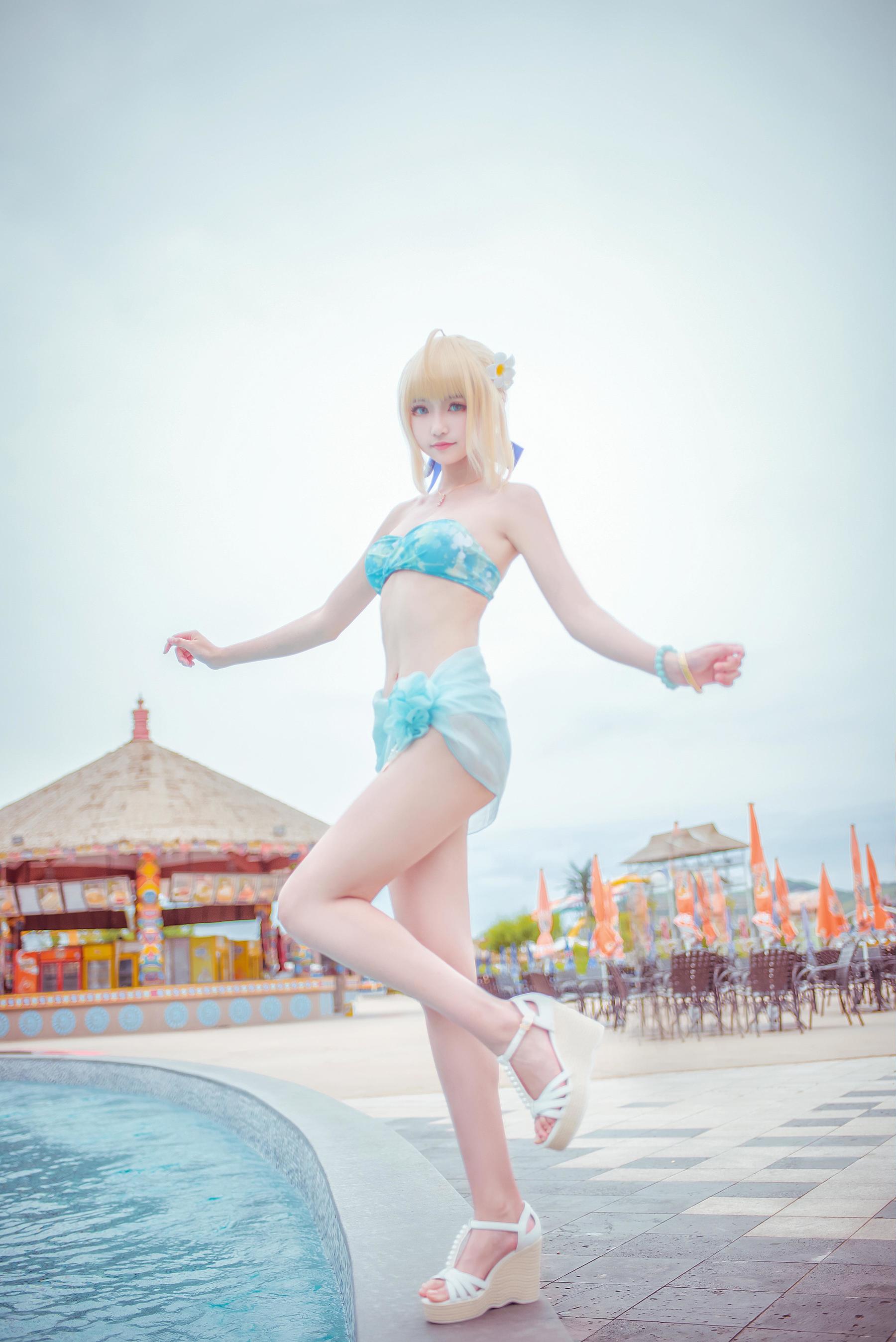 这个泡泡就是逊啦 - 阿尔托莉雅泳装  第4张