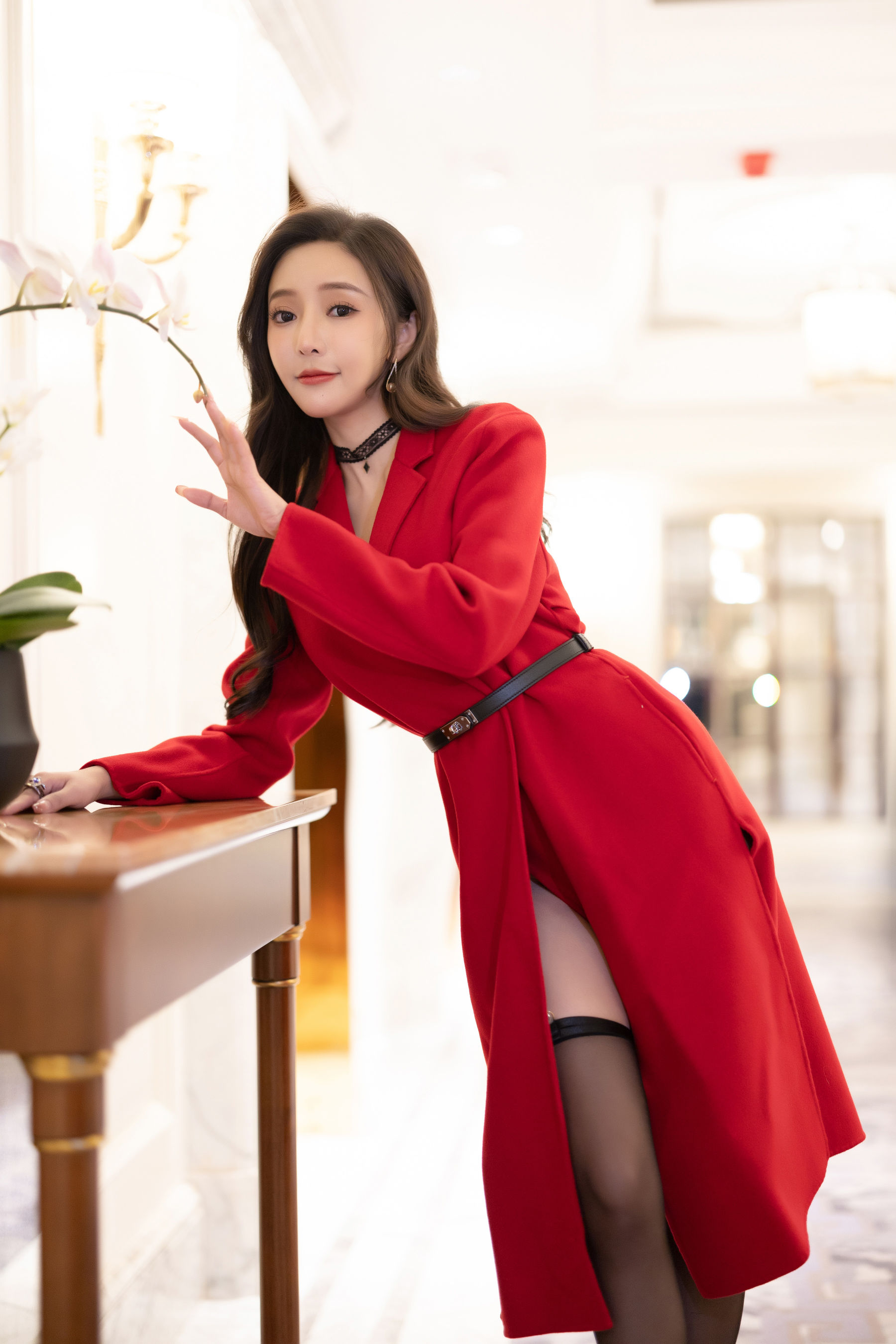 王馨瑶 - 红色外套情趣  第5张