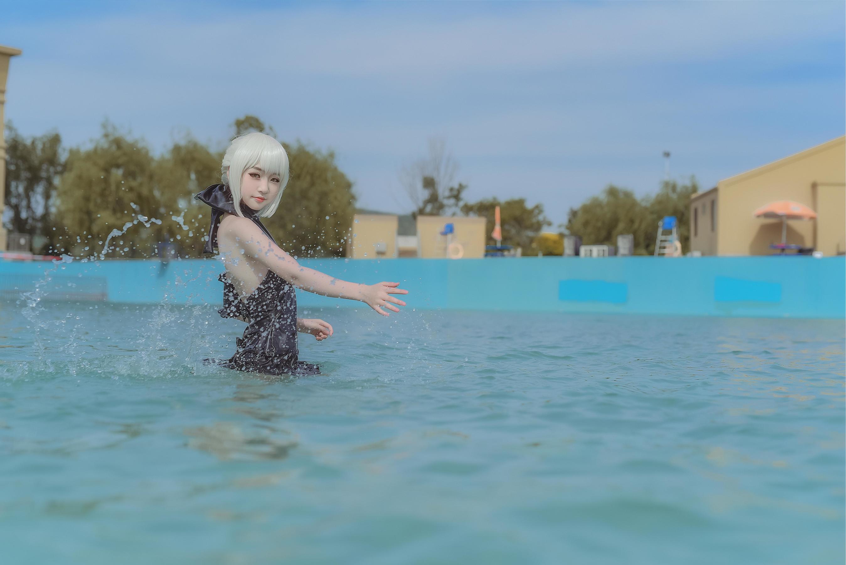 这个泡泡就是逊啦 - 黑saber泳装  第11张