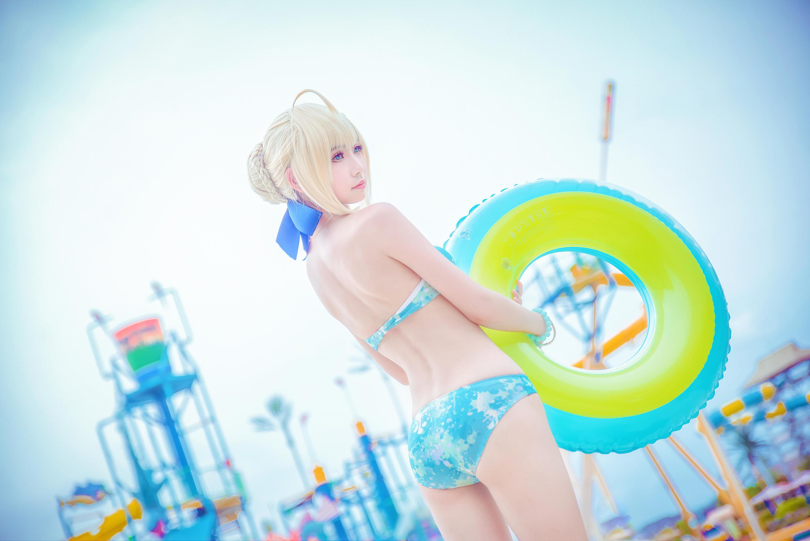 这个泡泡就是逊啦 - 阿尔托莉雅泳装  第16张