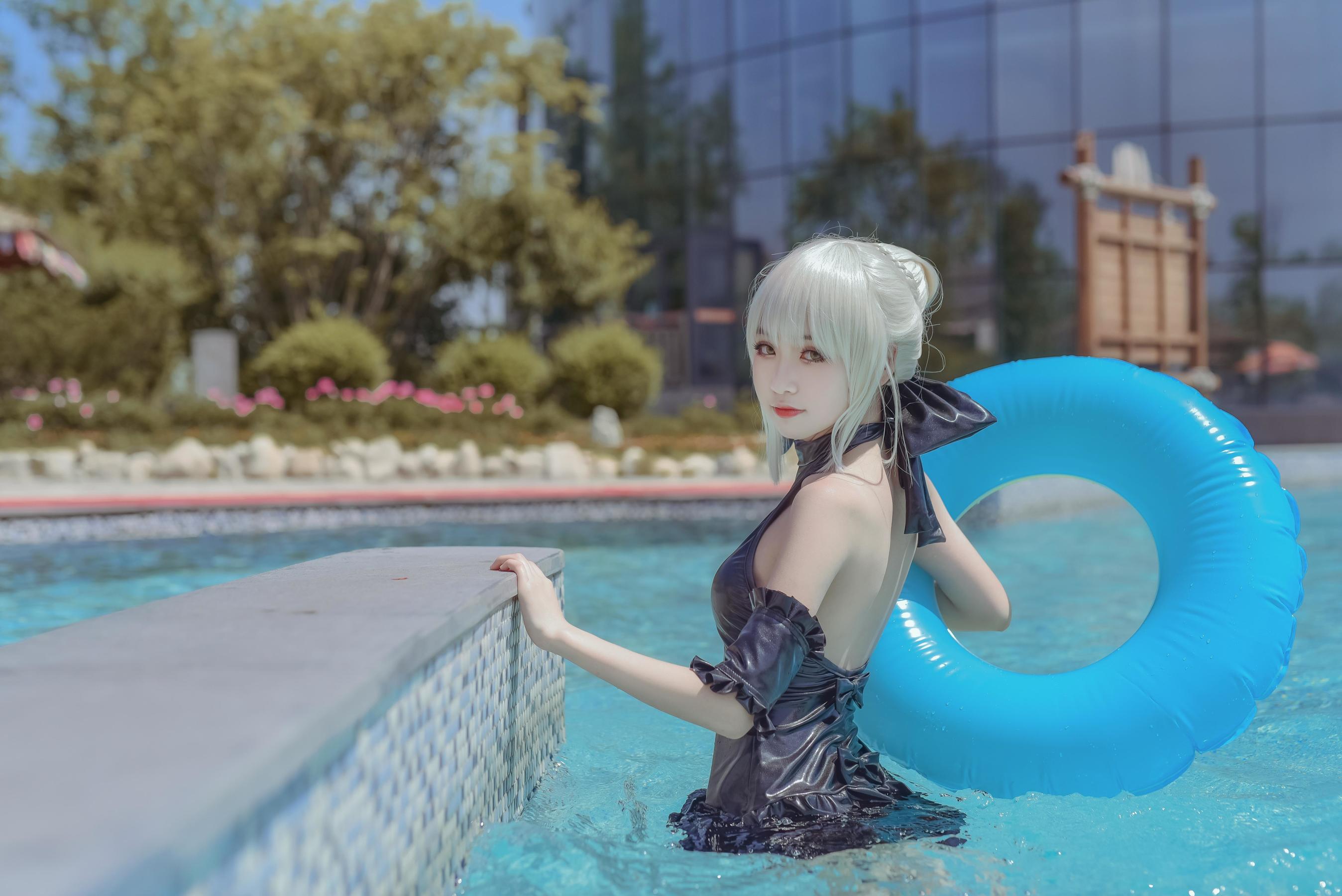 这个泡泡就是逊啦 - 黑saber泳装  第4张