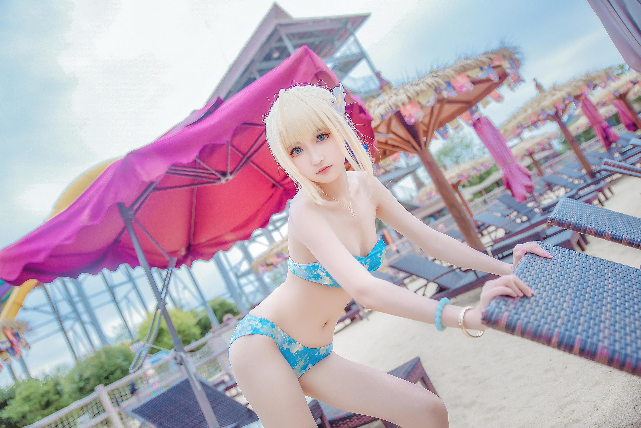 这个泡泡就是逊啦 - 阿尔托莉雅泳装  第10张