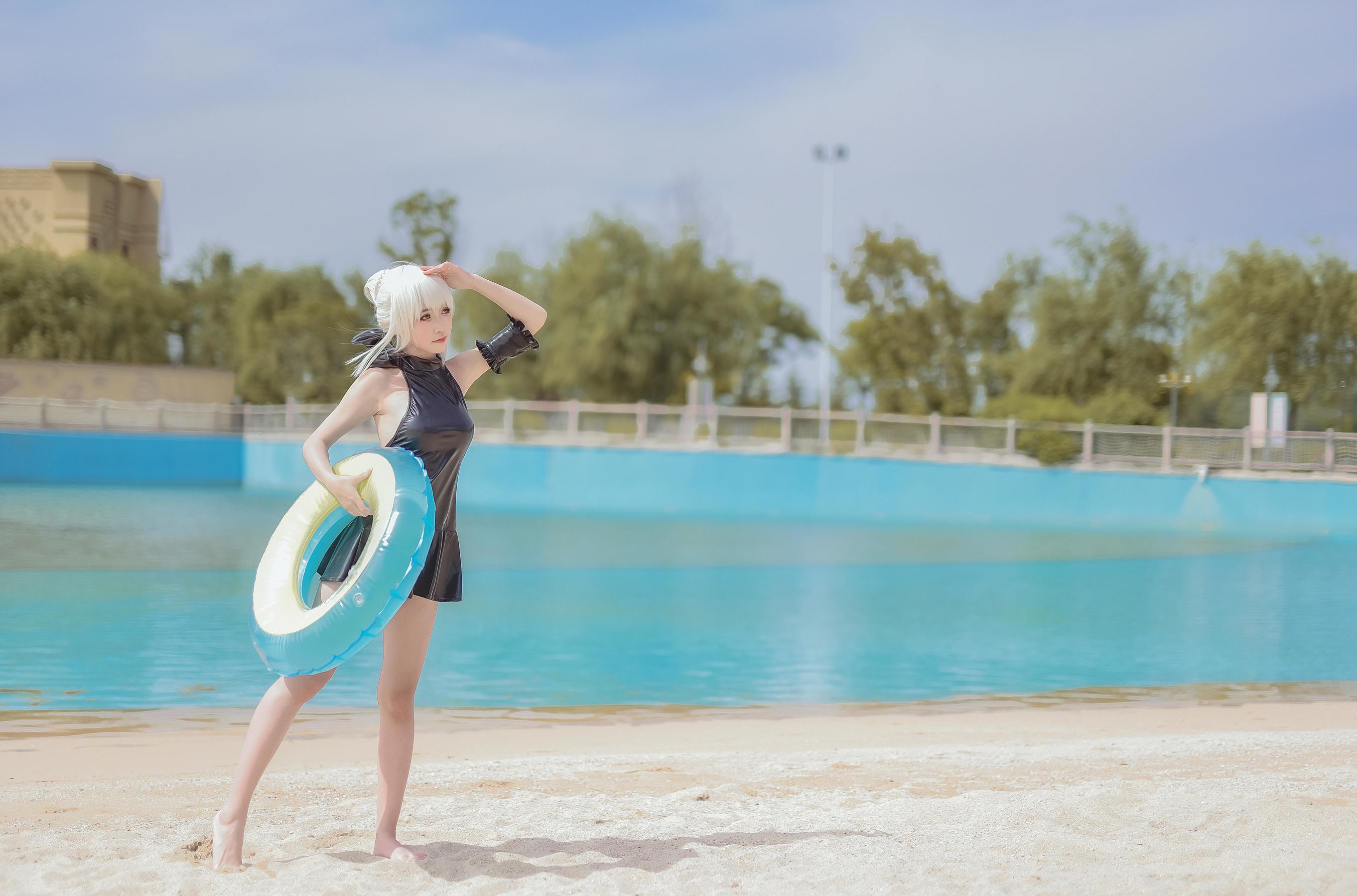 这个泡泡就是逊啦 - 黑saber泳装  第10张