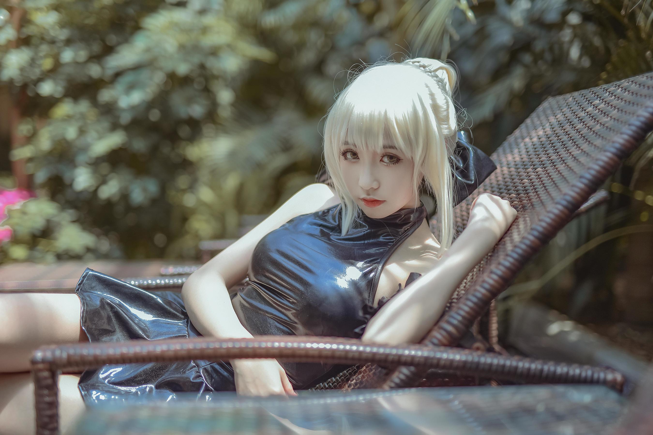 这个泡泡就是逊啦 - 黑saber泳装  第15张