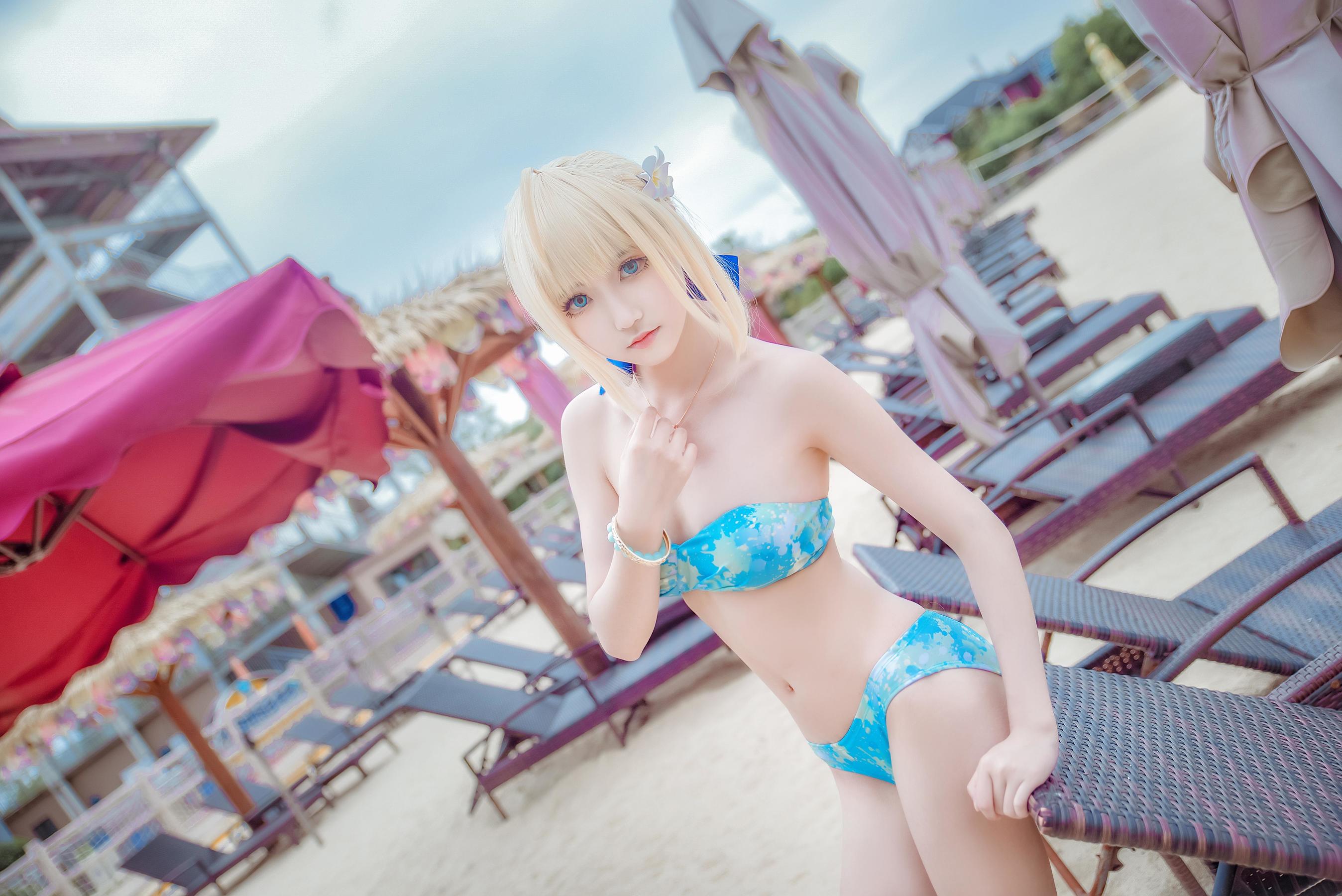 这个泡泡就是逊啦 - 阿尔托莉雅泳装  第2张