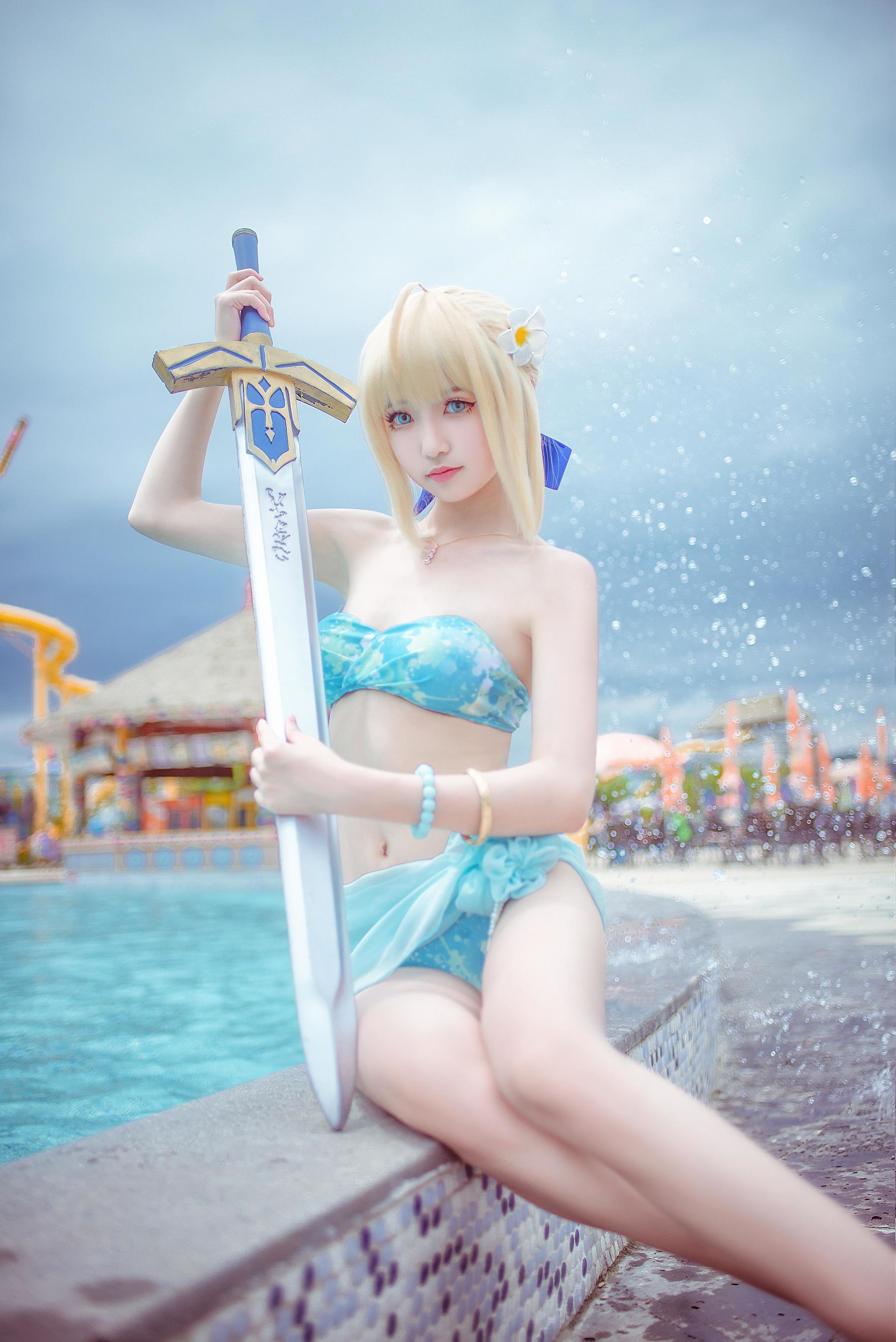 这个泡泡就是逊啦 - 阿尔托莉雅泳装  第17张