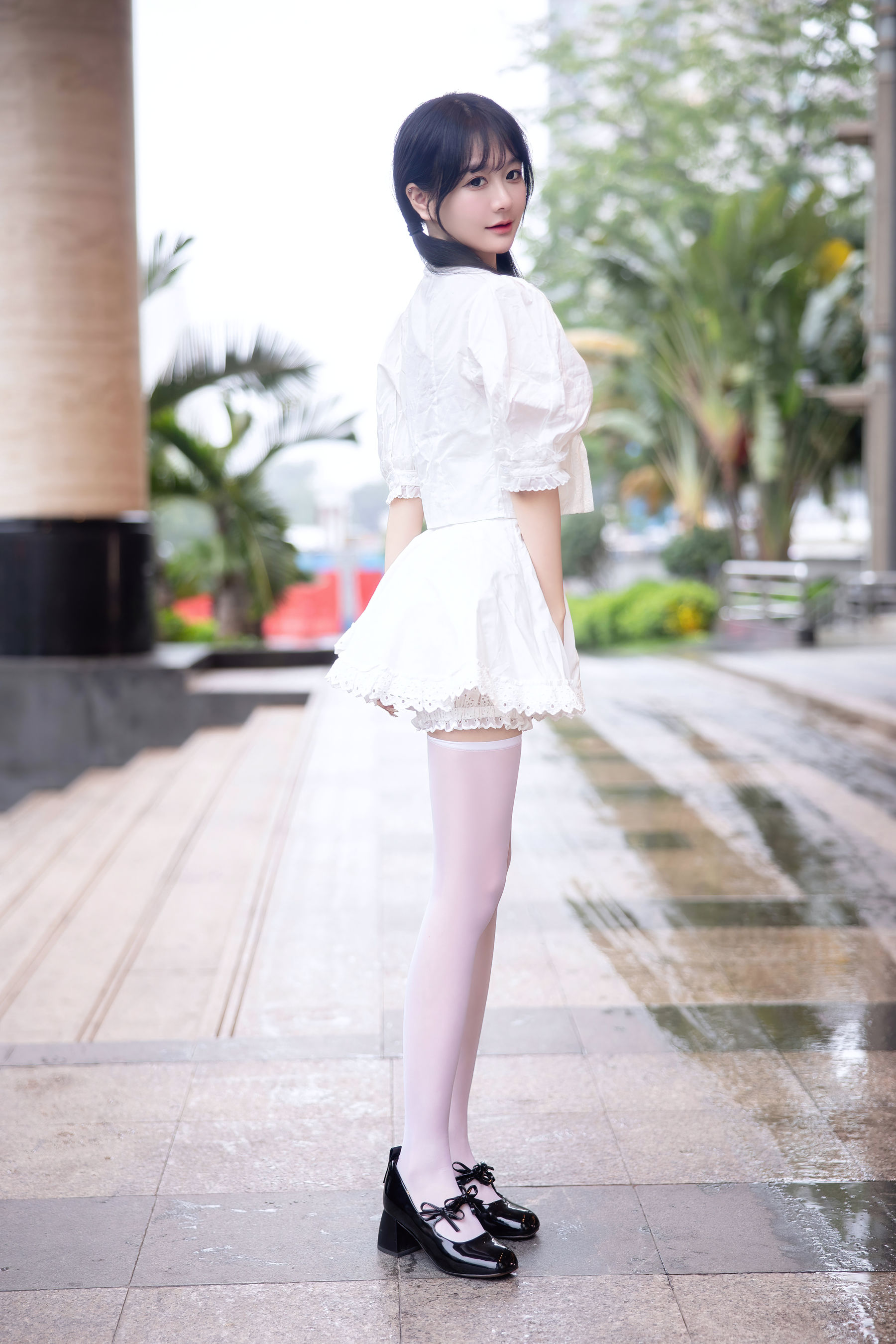 谢小蒽 粉色情趣写真  第2张