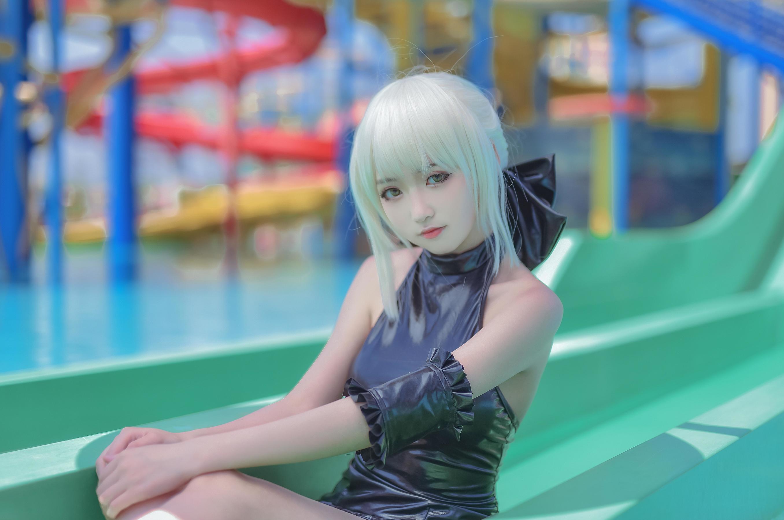 这个泡泡就是逊啦 - 黑saber泳装  第3张