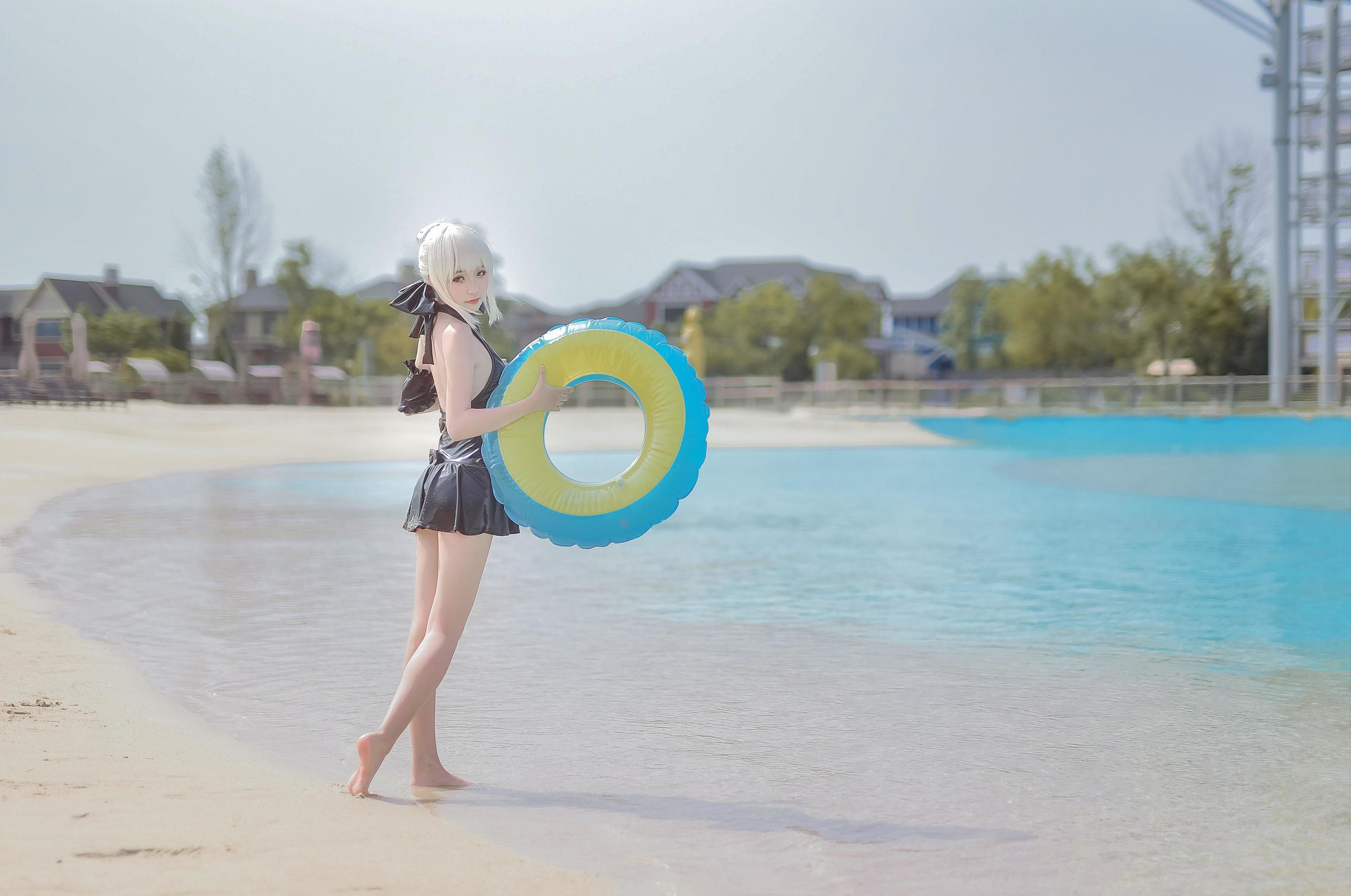 这个泡泡就是逊啦 - 黑saber泳装  第2张