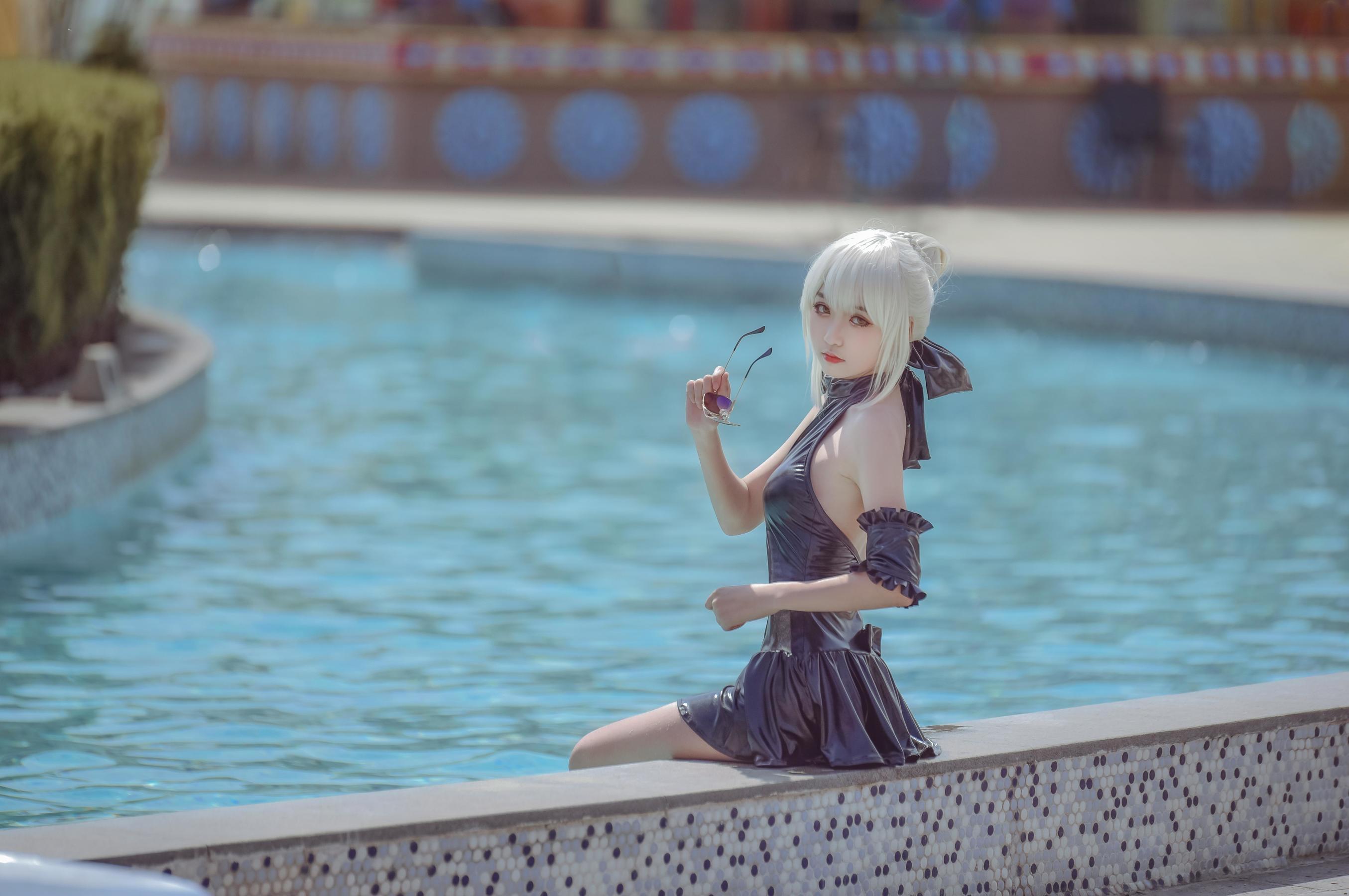 这个泡泡就是逊啦 - 黑saber泳装  第13张