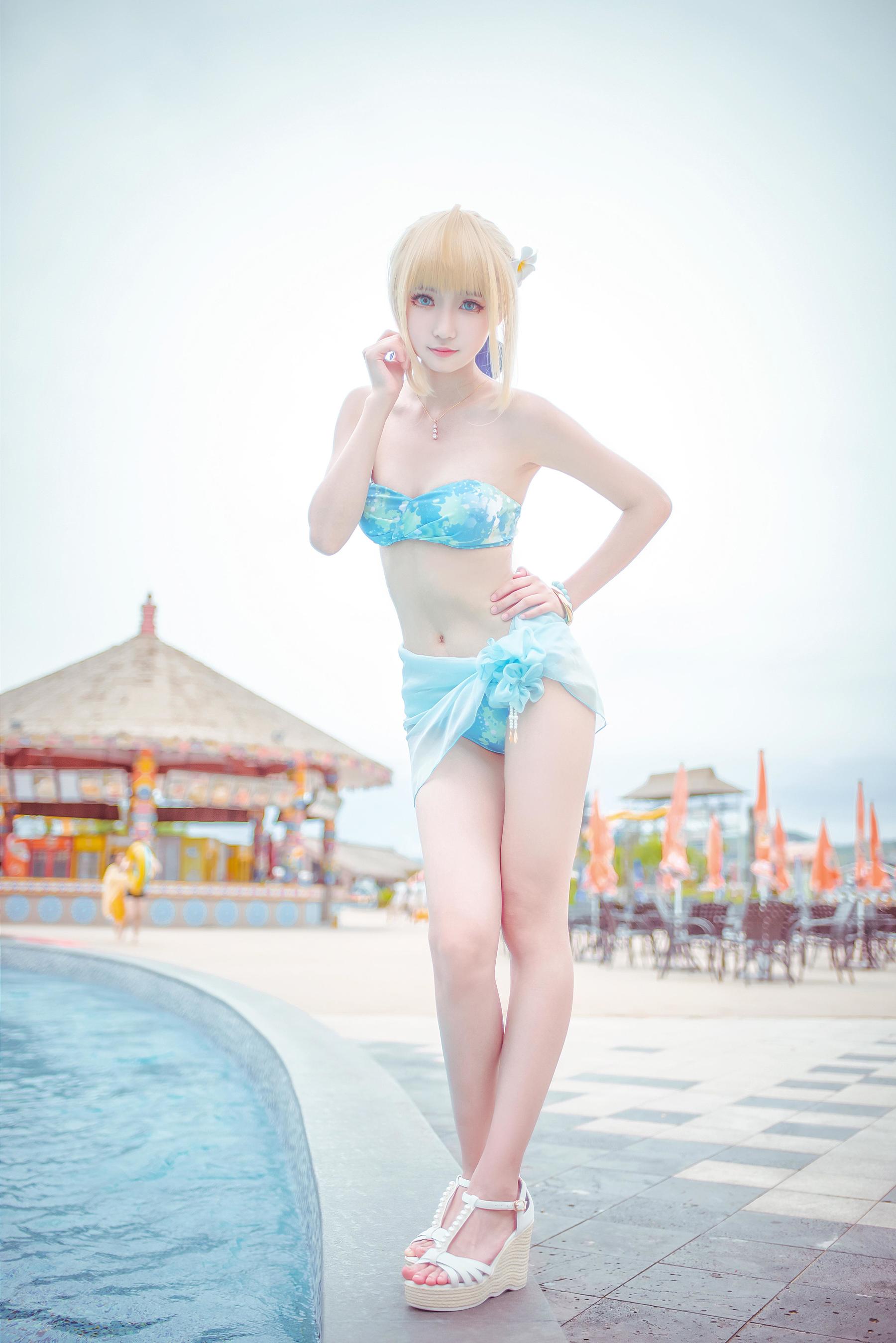 这个泡泡就是逊啦 - 阿尔托莉雅泳装  第11张