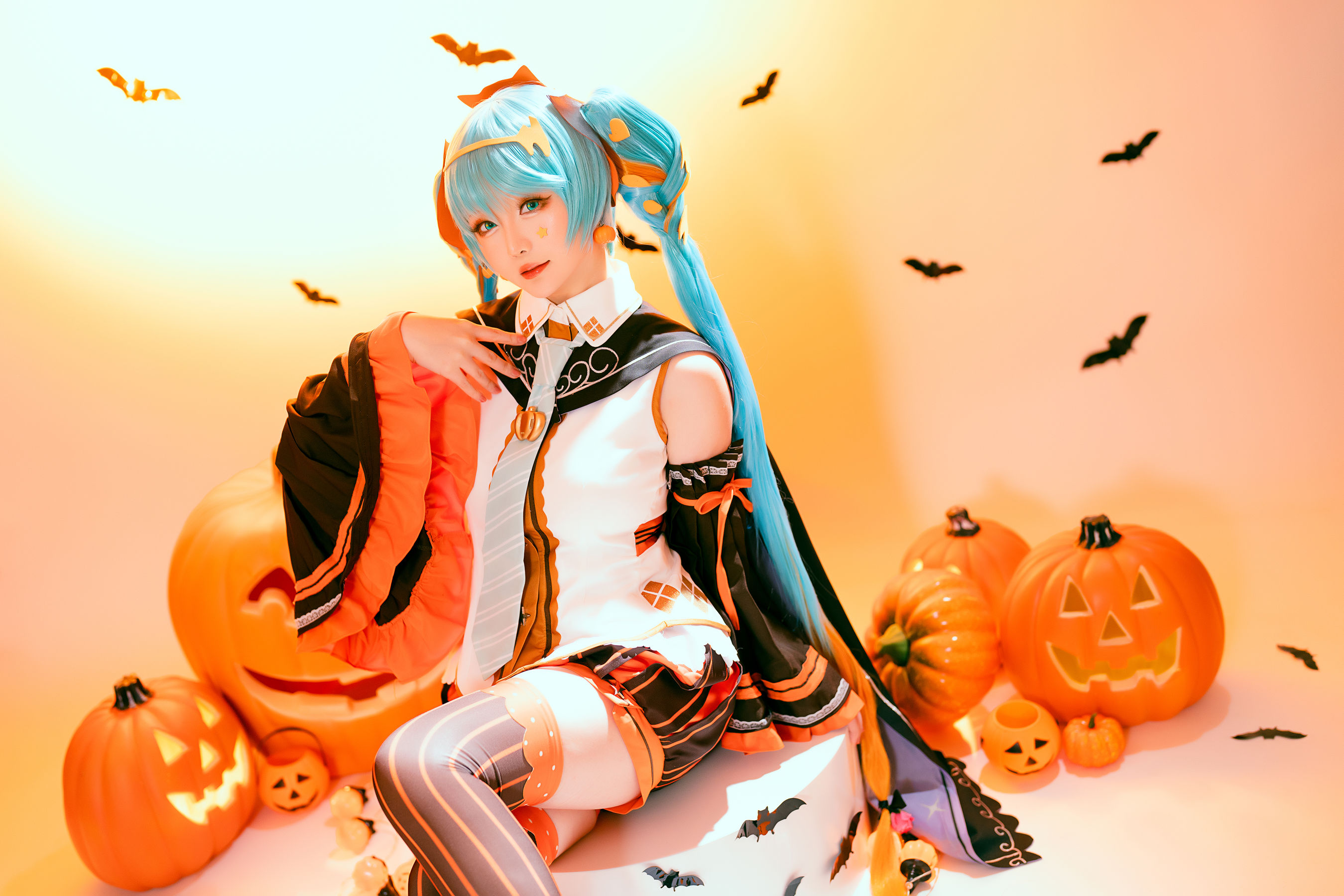 Coser小姐姐 星之迟迟 - 初音未来万圣节  第4张