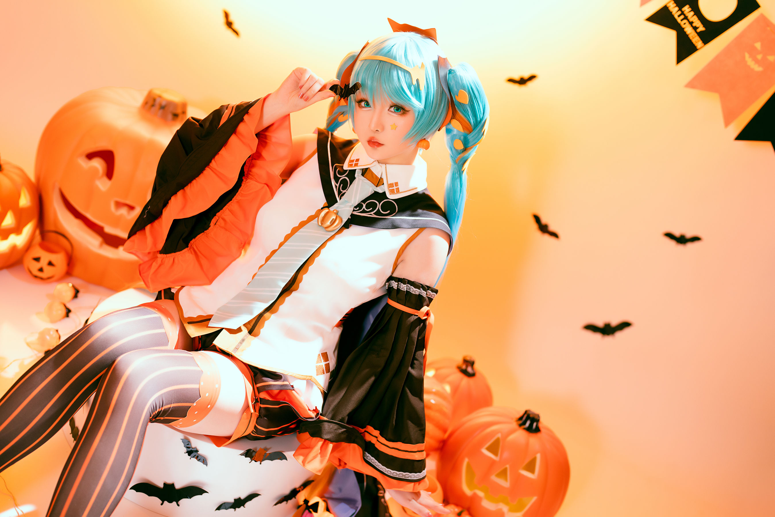 Coser小姐姐 星之迟迟 - 初音未来万圣节  第3张
