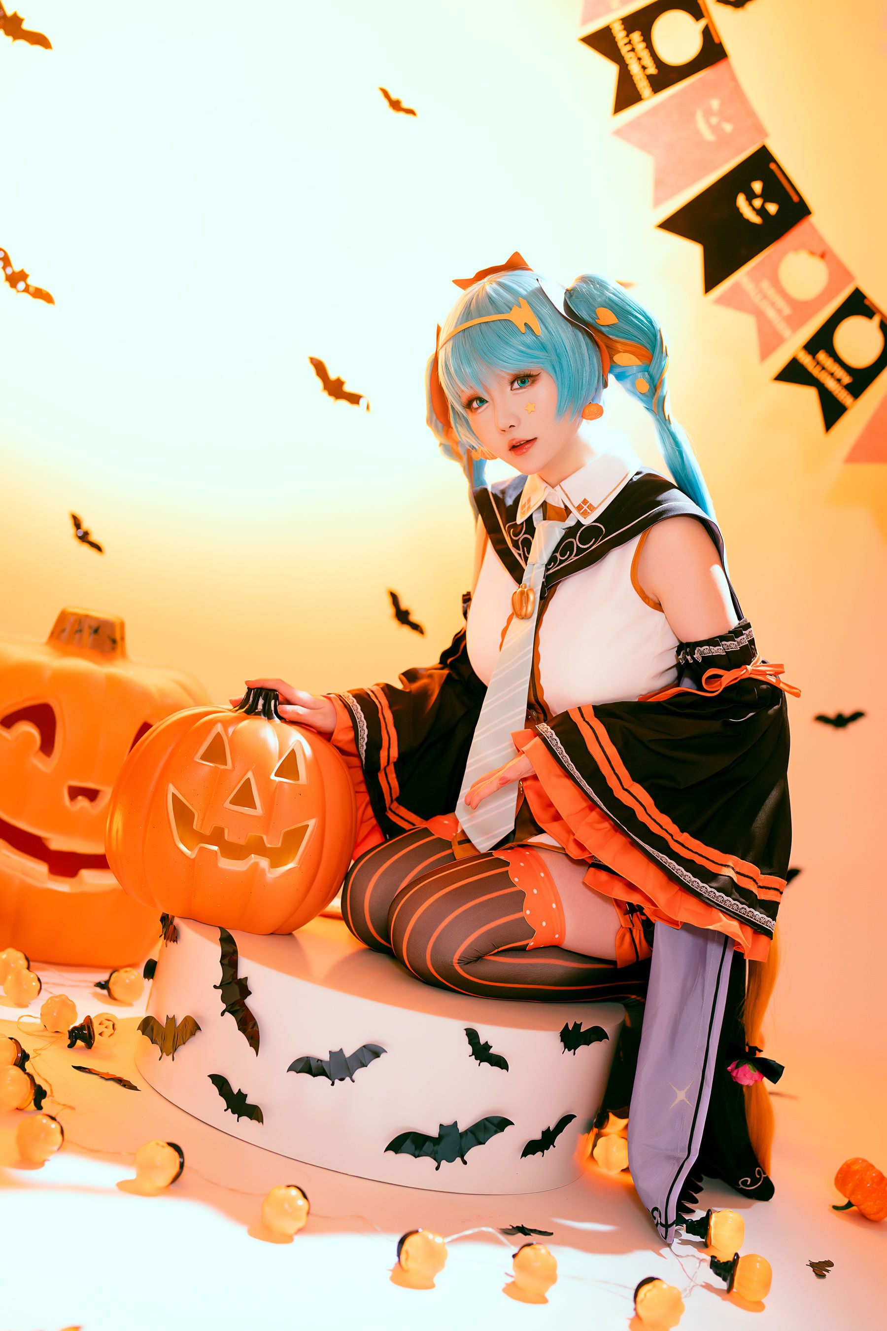 Coser小姐姐 星之迟迟 - 初音未来万圣节  第13张
