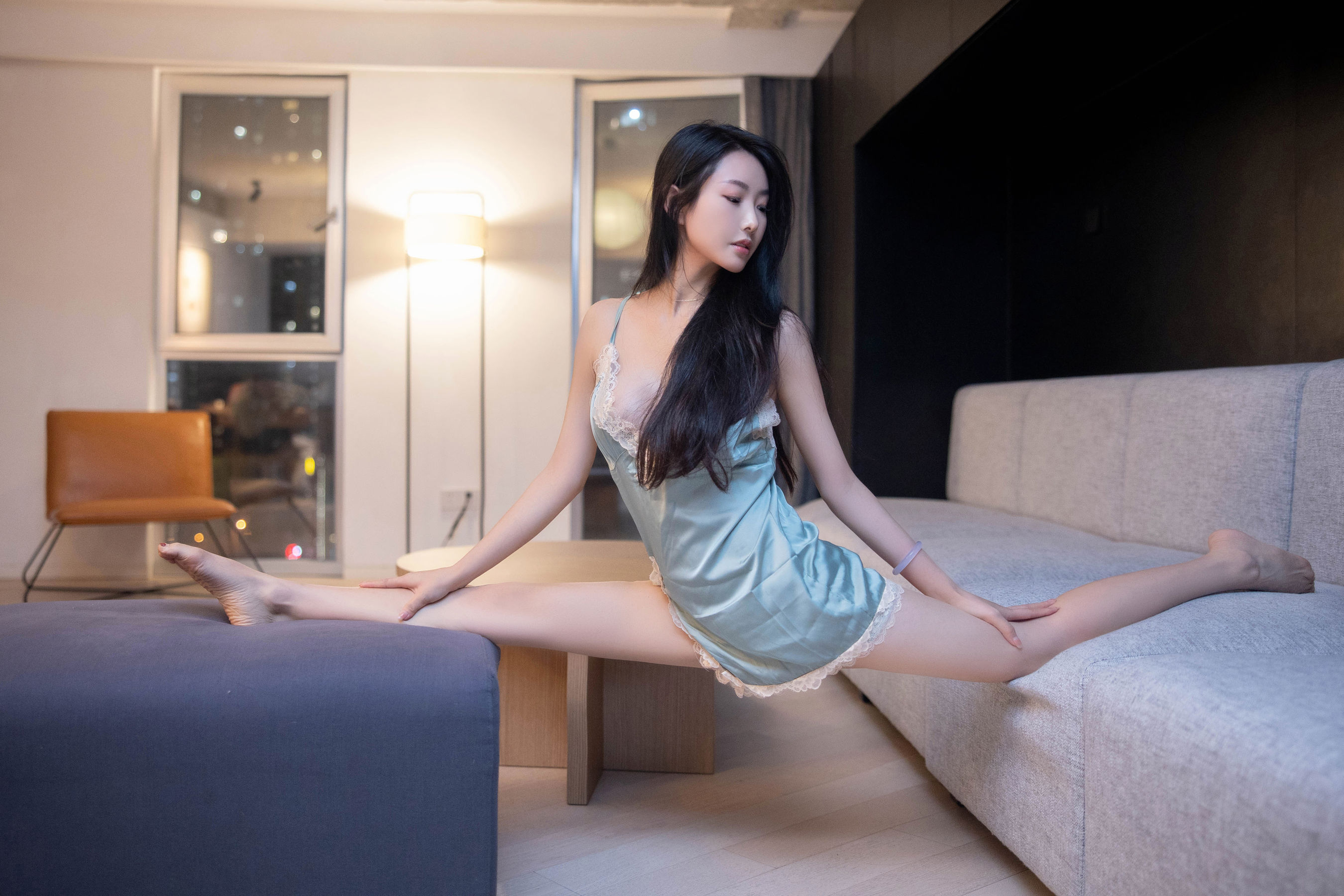 苏苏阿 - 蓝色睡衣  第33张