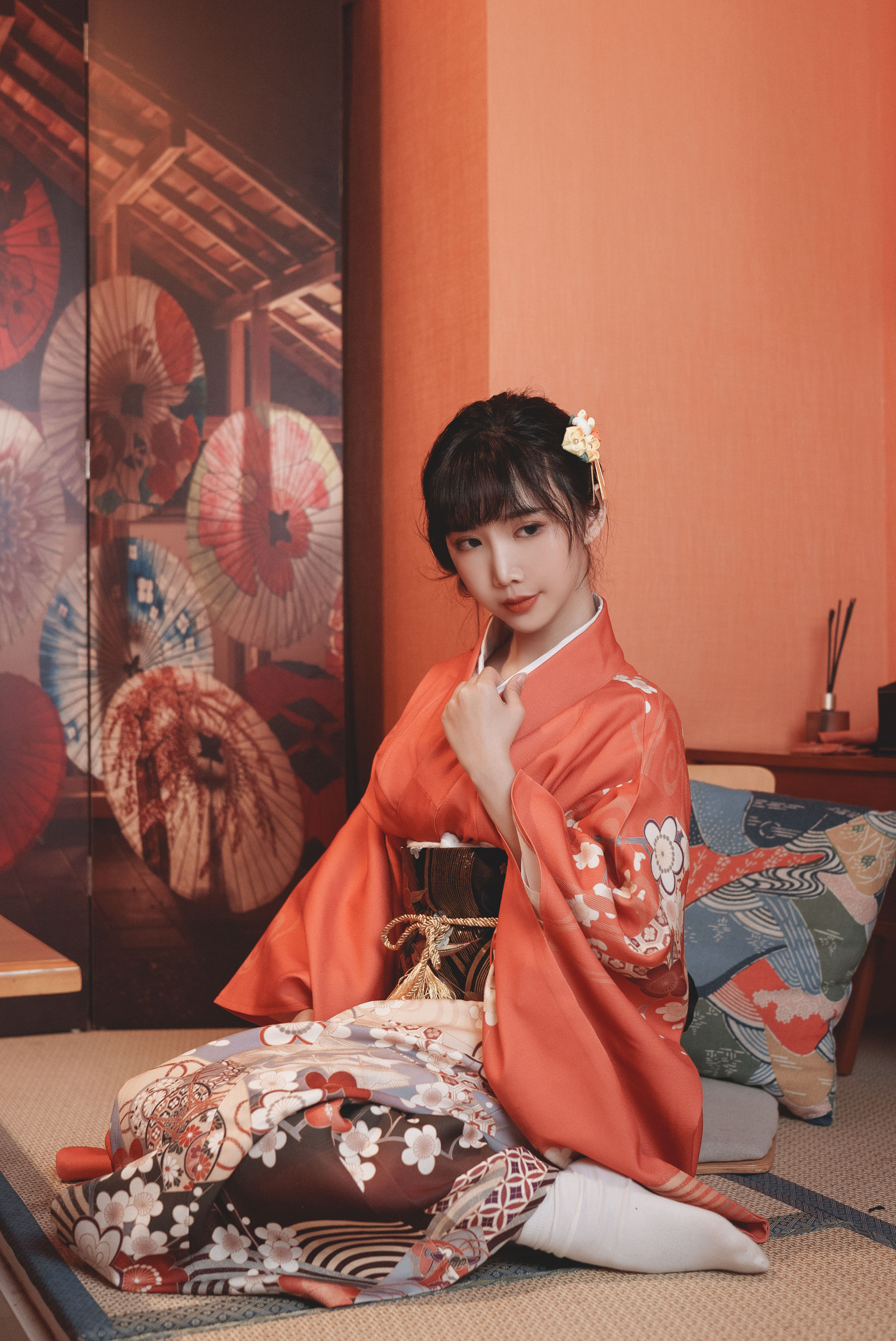 可爱人气Coser 面饼仙儿 - 和服内景  第9张