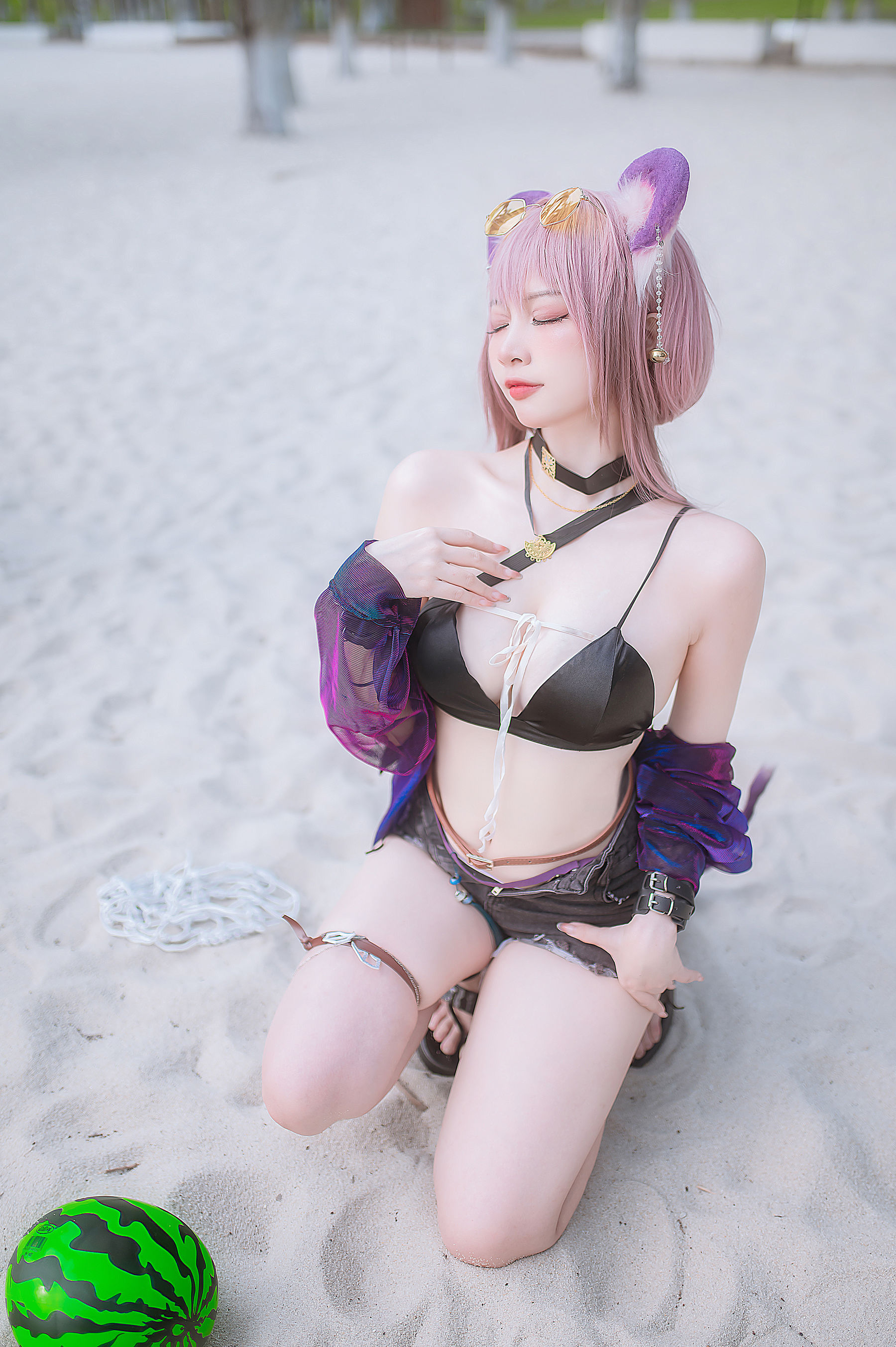 人气Coser 二佐Nisa - 泰拉夏日纪事 佐佐林雨霞  第15张