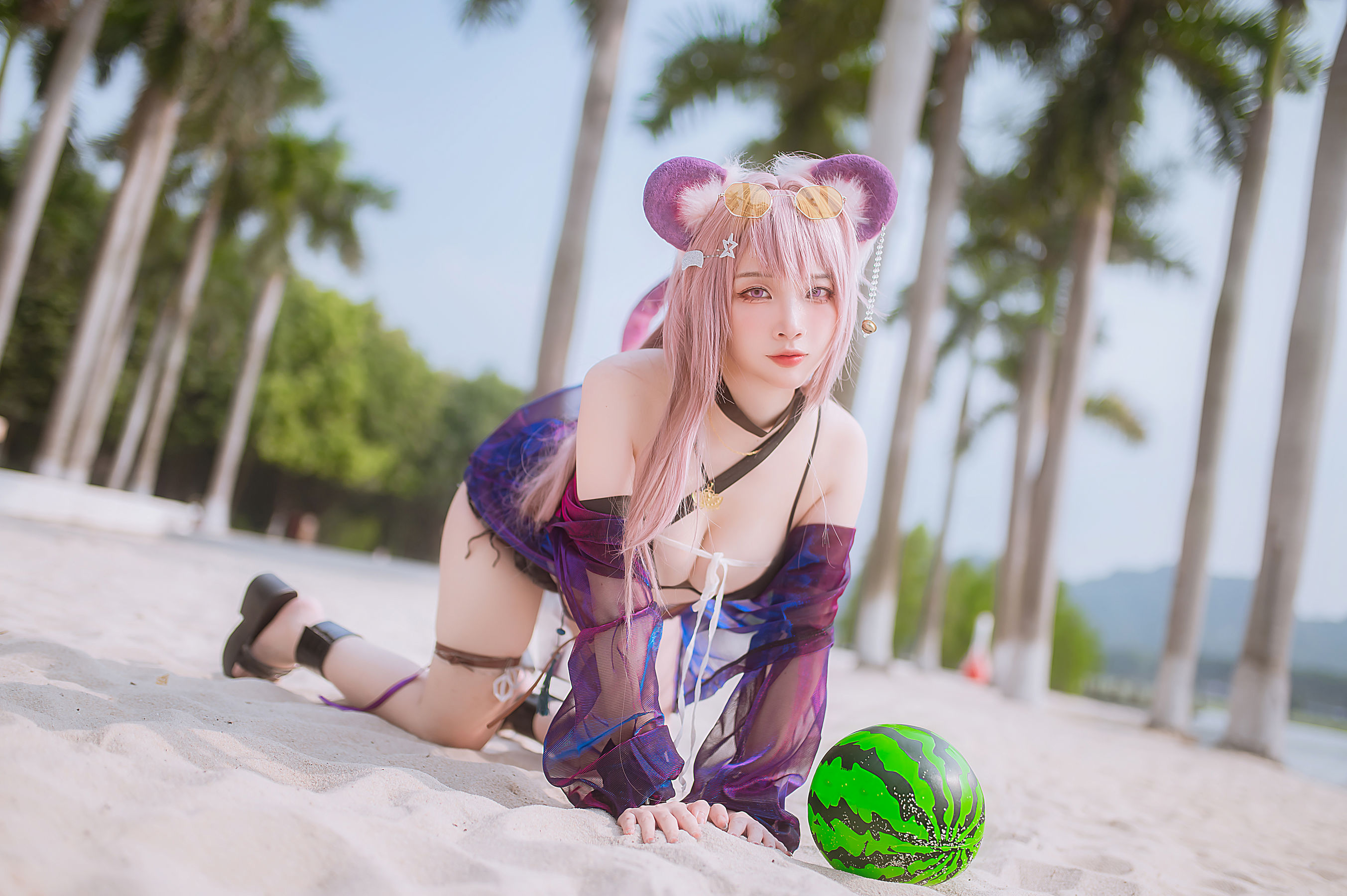 人气Coser 二佐Nisa - 泰拉夏日纪事 佐佐林雨霞  第36张