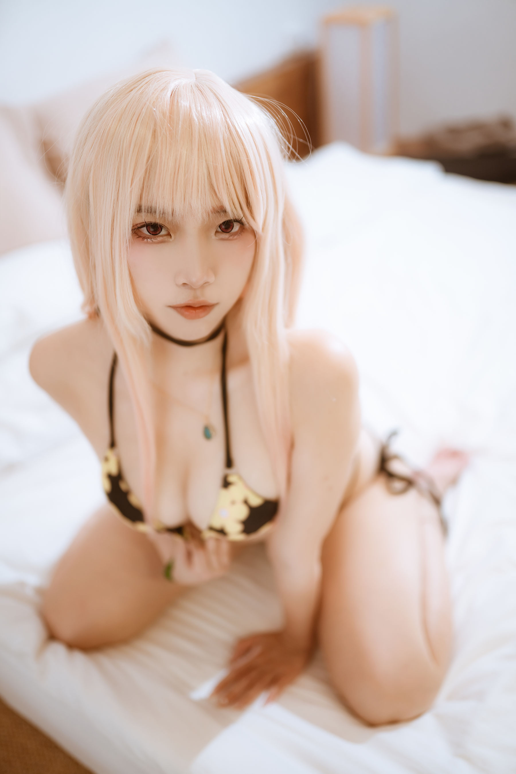人气Coser 二佐Nisa - 海梦 日常泳装  第33张