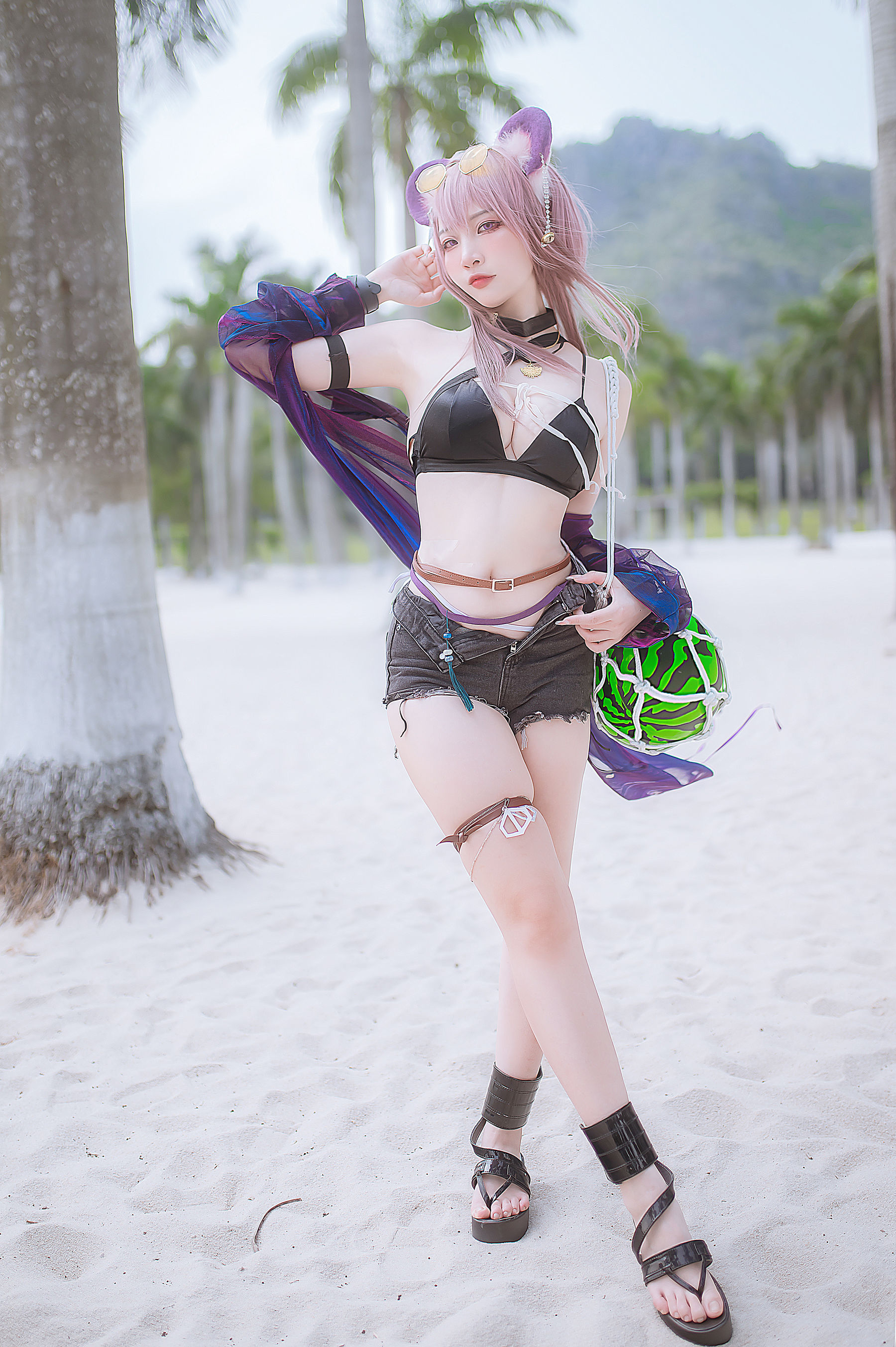 人气Coser 二佐Nisa - 泰拉夏日纪事 佐佐林雨霞  第11张