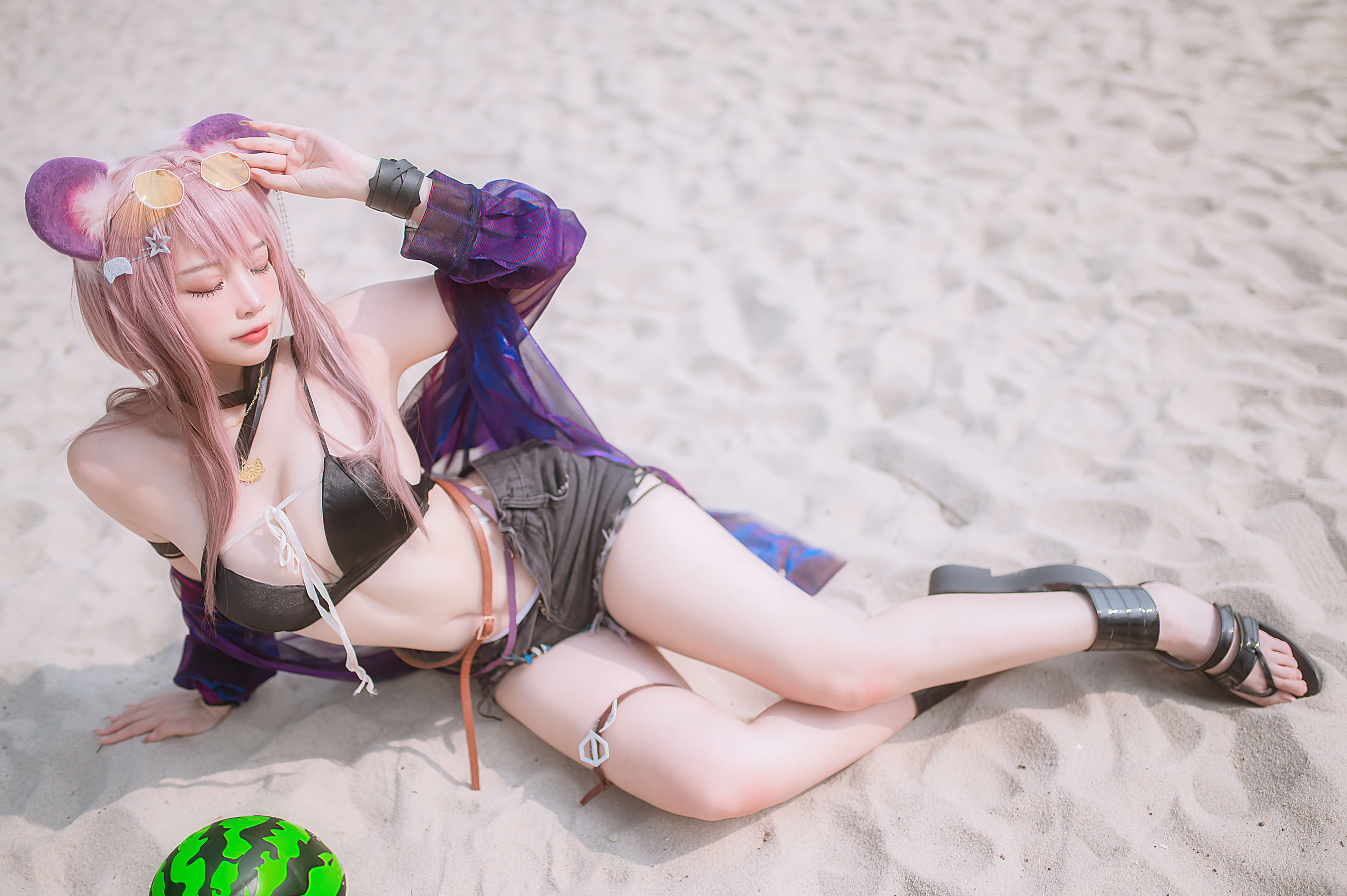 人气Coser 二佐Nisa - 泰拉夏日纪事 佐佐林雨霞  第37张