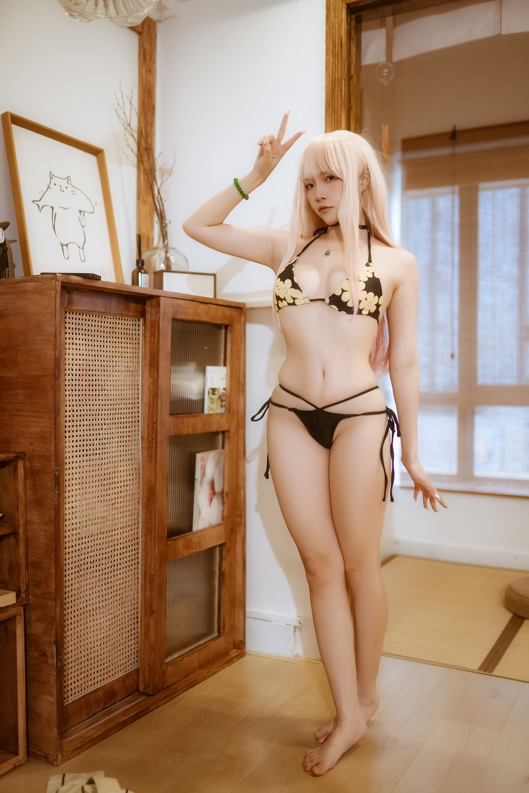 人气Coser 二佐Nisa - 海梦 日常泳装  第14张