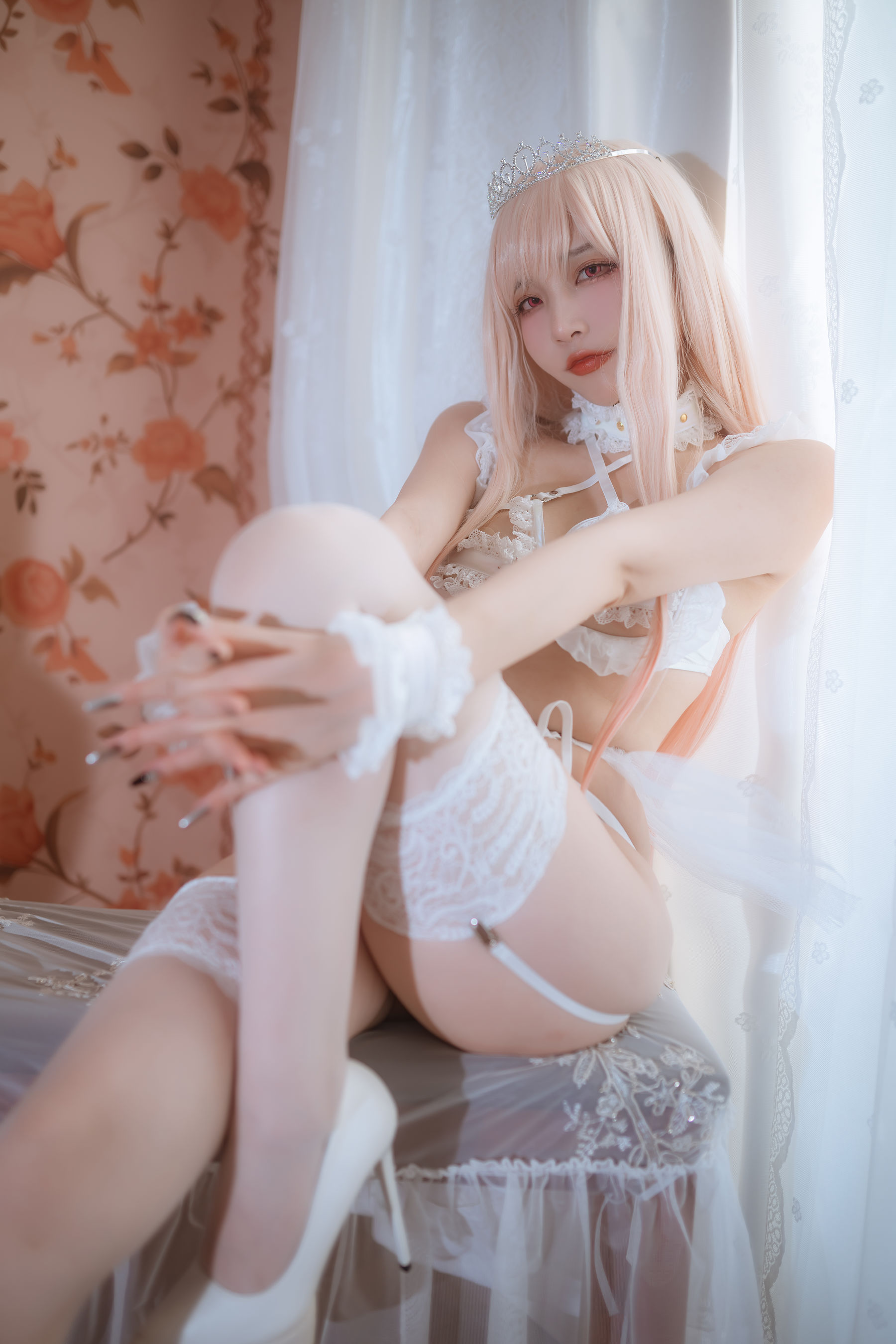 人气Coser 二佐Nisa - 海梦 白内衣  第22张