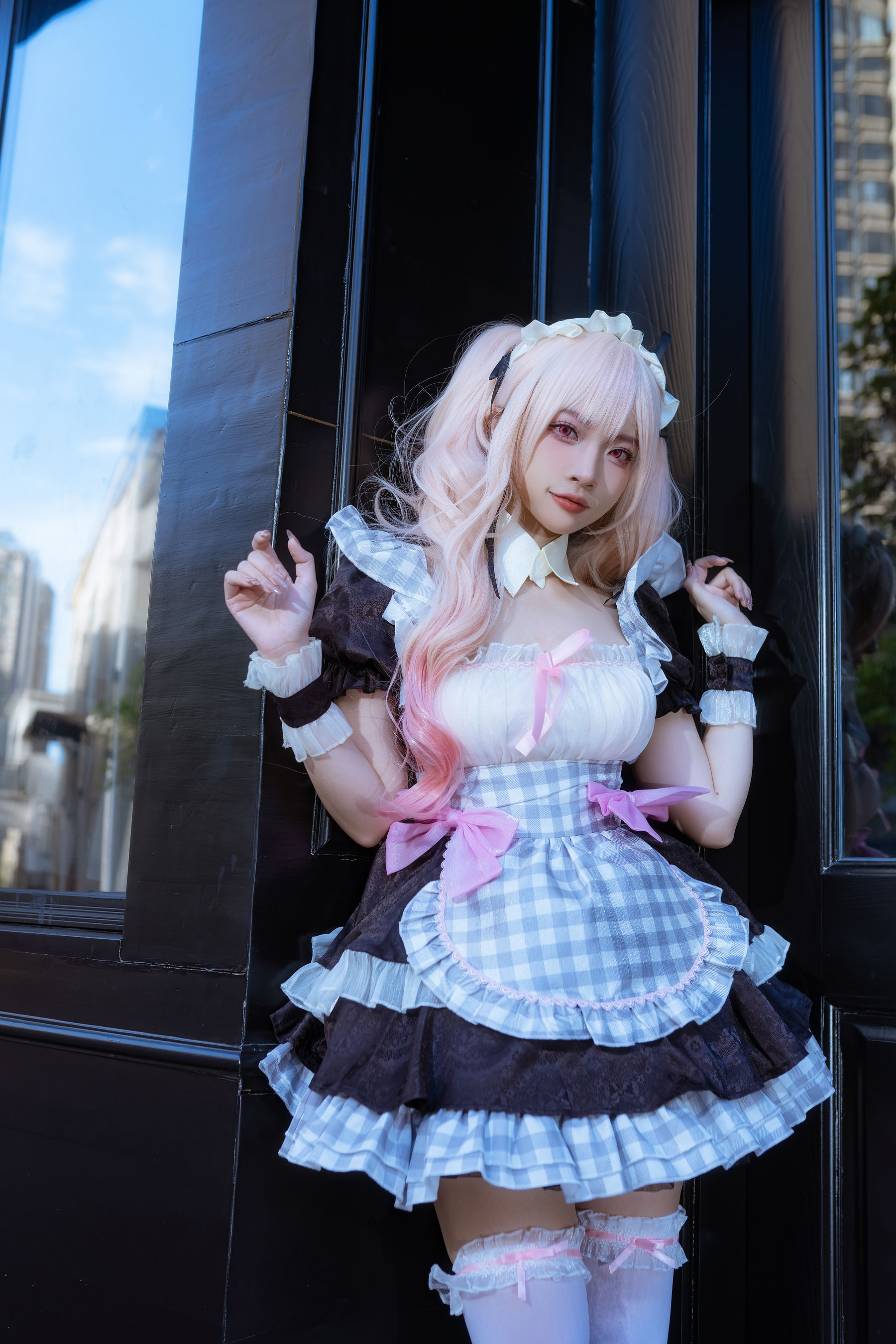 人气Coser 二佐Nisa - 海梦 女仆  第3张