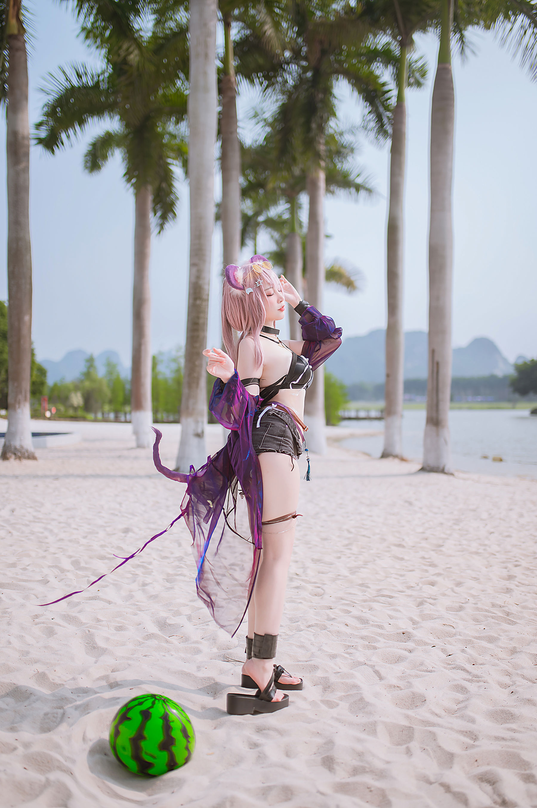 人气Coser 二佐Nisa - 泰拉夏日纪事 佐佐林雨霞  第47张