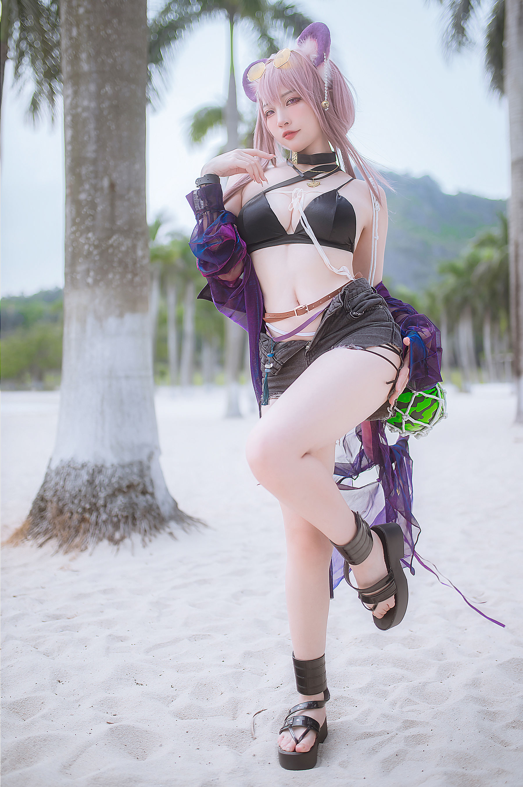 人气Coser 二佐Nisa - 泰拉夏日纪事 佐佐林雨霞  第9张