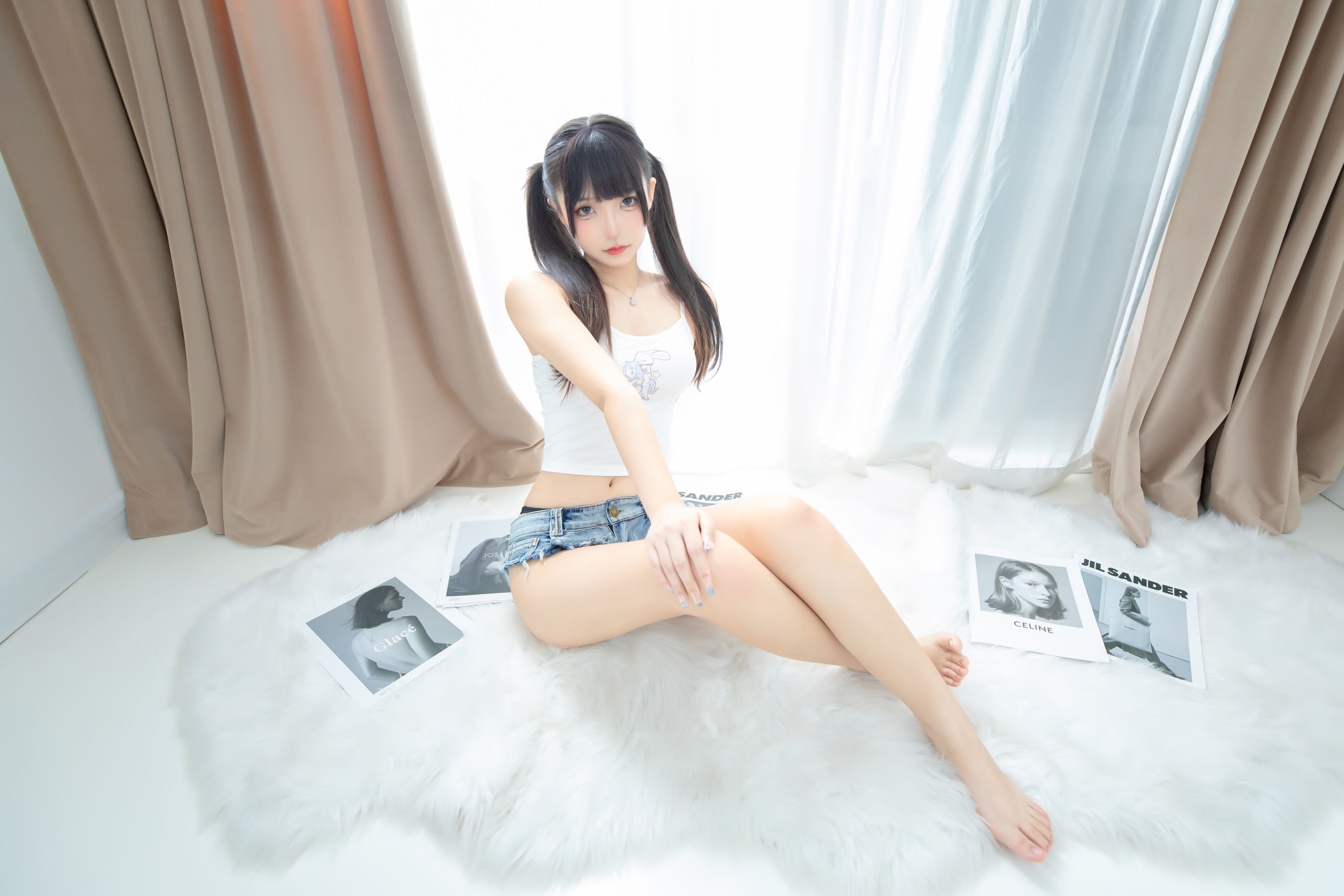 萝莉 神楽板真冬 之牛仔兔兔  第18张