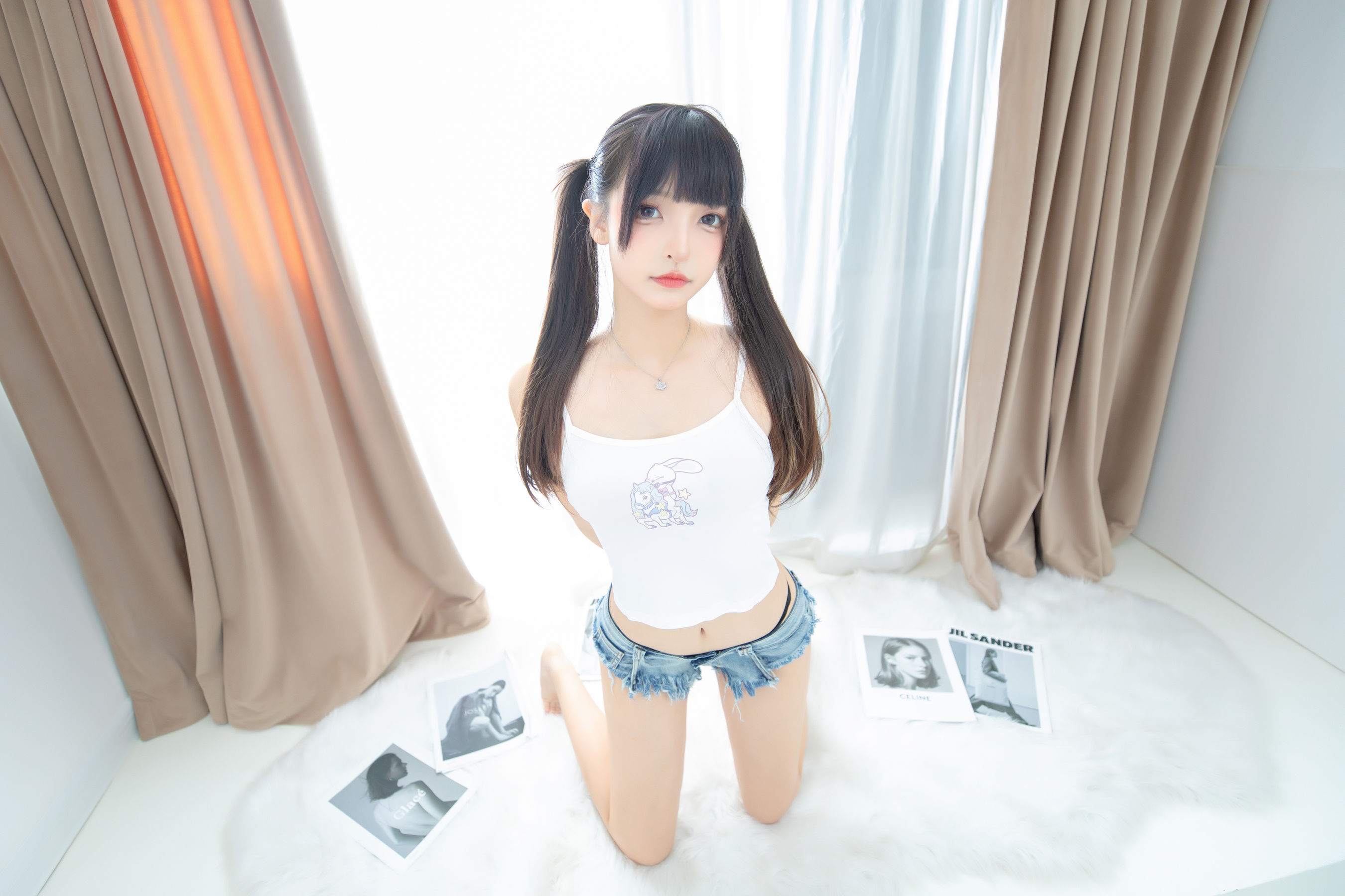 萝莉 神楽板真冬 之牛仔兔兔  第13张