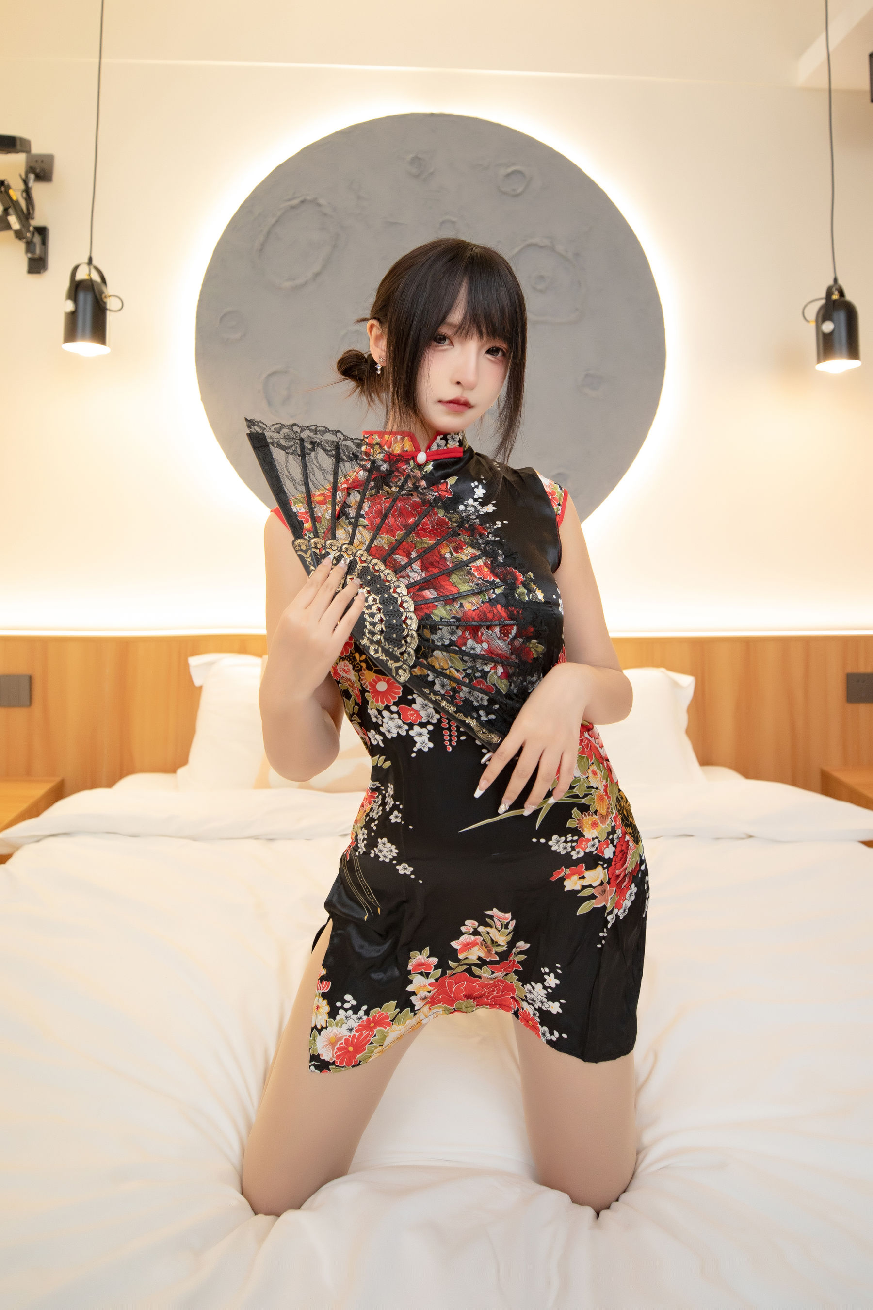 萝莉 神楽板真冬 之古典旗袍  第4张
