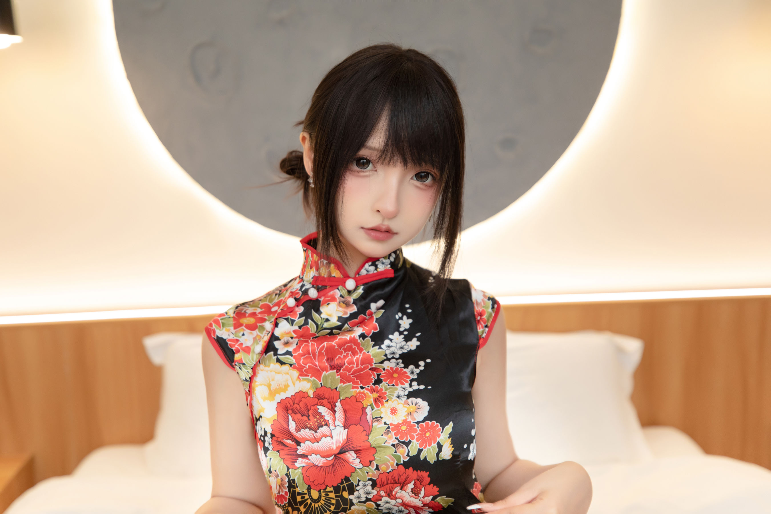 萝莉 神楽板真冬 之古典旗袍  第3张