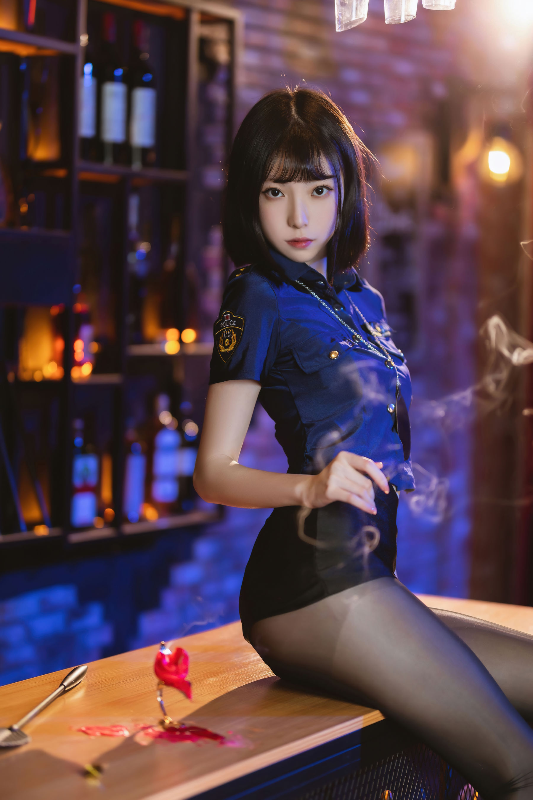 许岚 - 黑丝制服  第55张