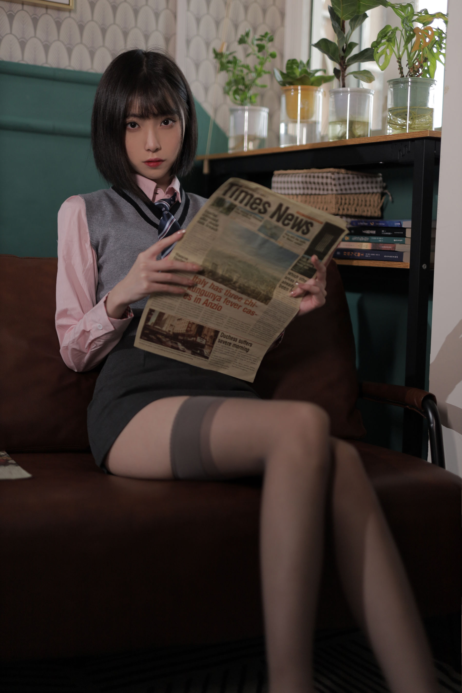 许岚 - 韩系制服  第3张