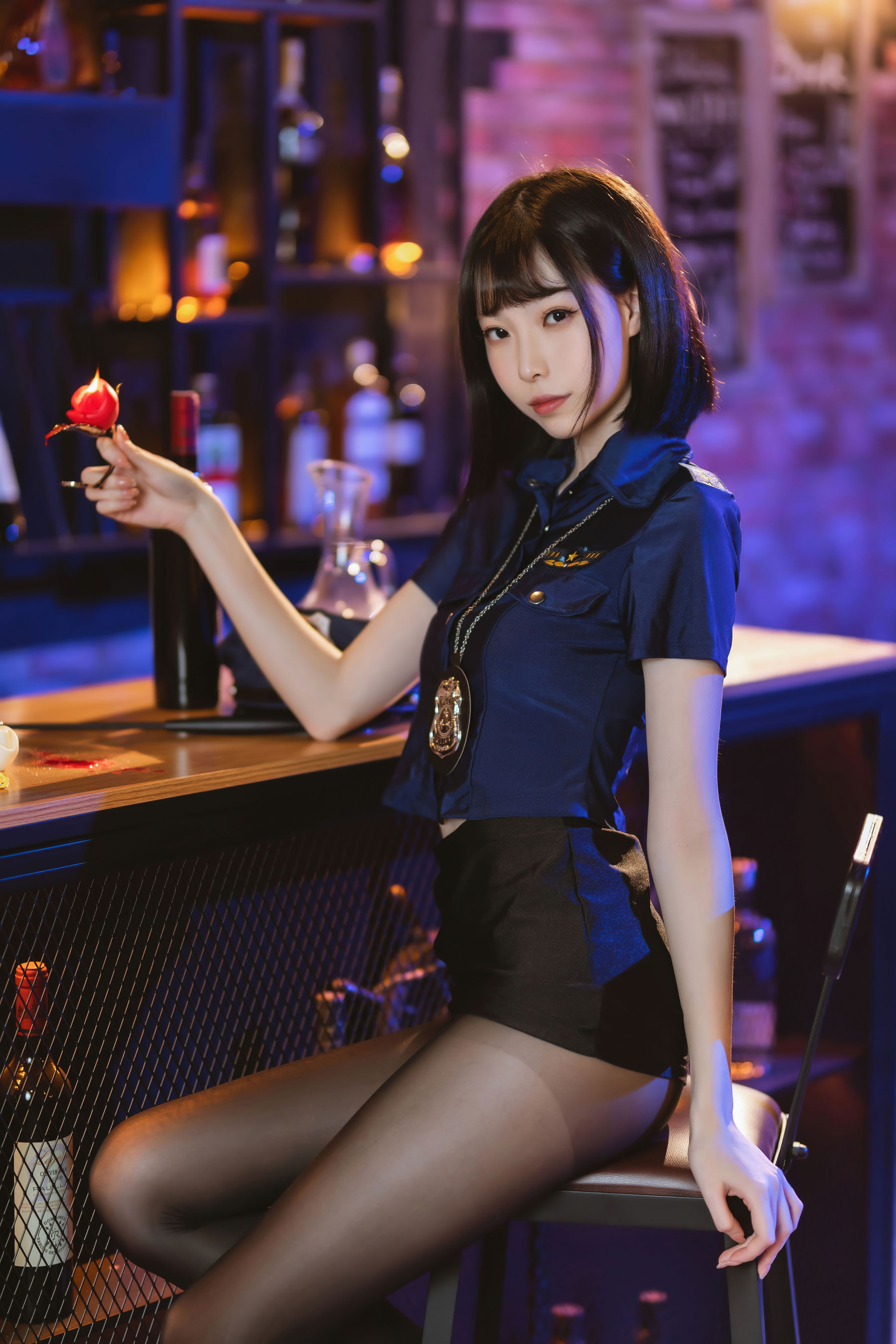 许岚 - 黑丝制服  第30张