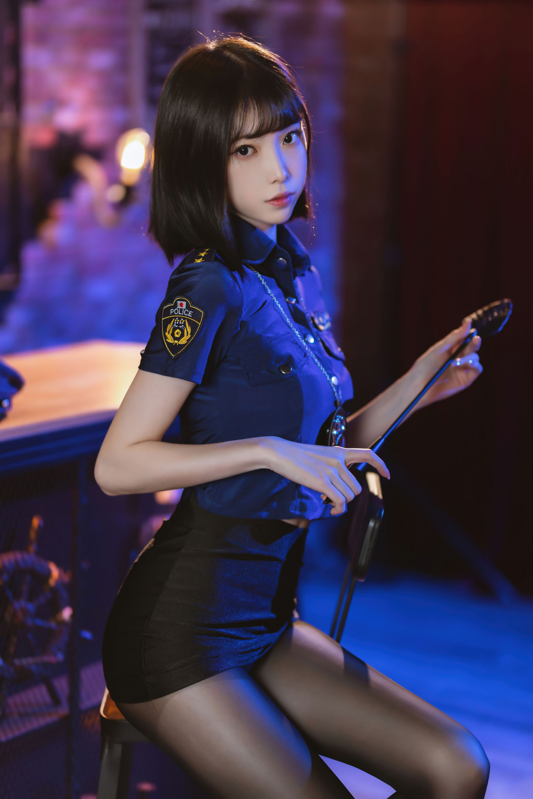 许岚 - 黑丝制服  第17张